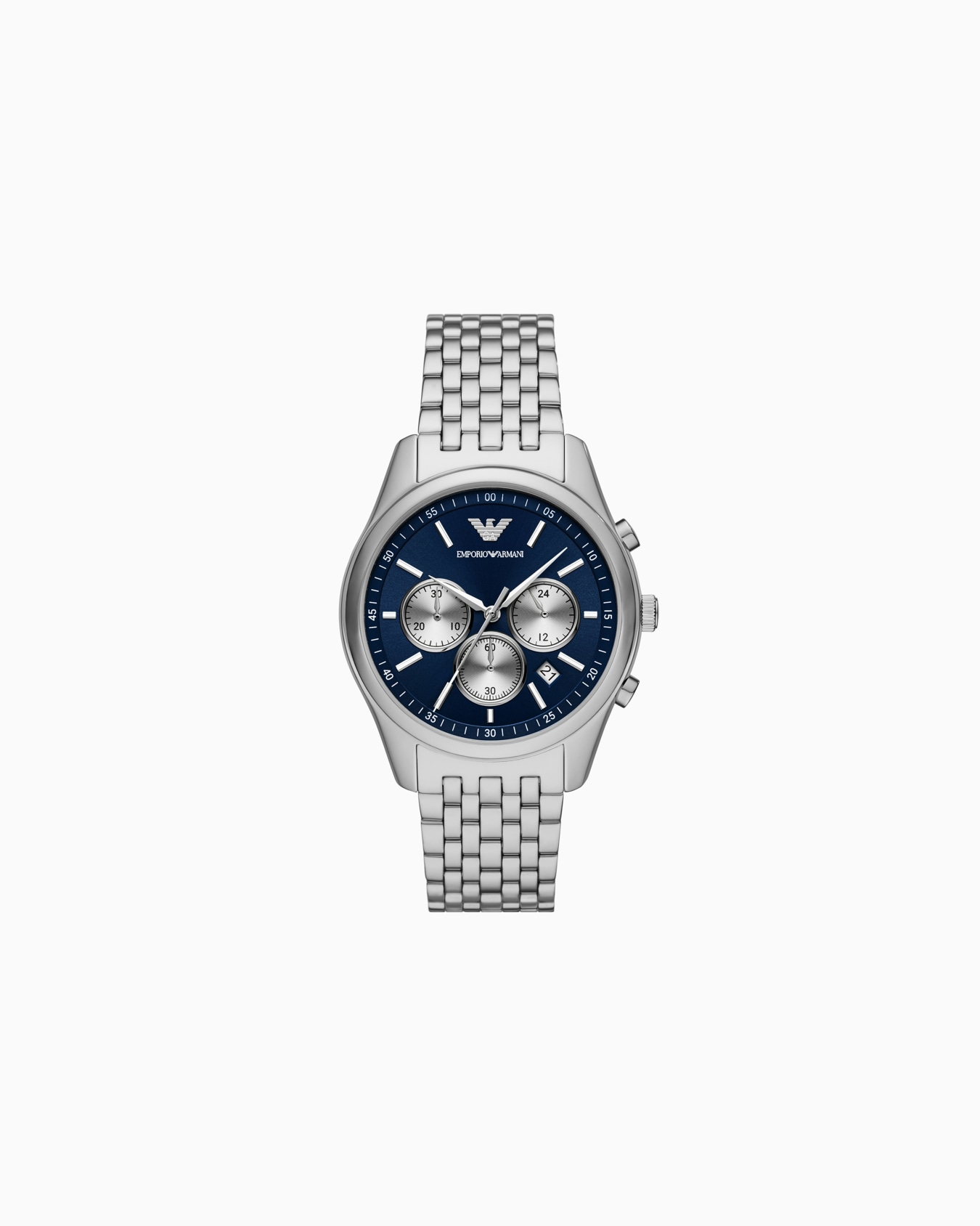 Reloj de acero inoxidable con cronógrafo Diapositiva 0
