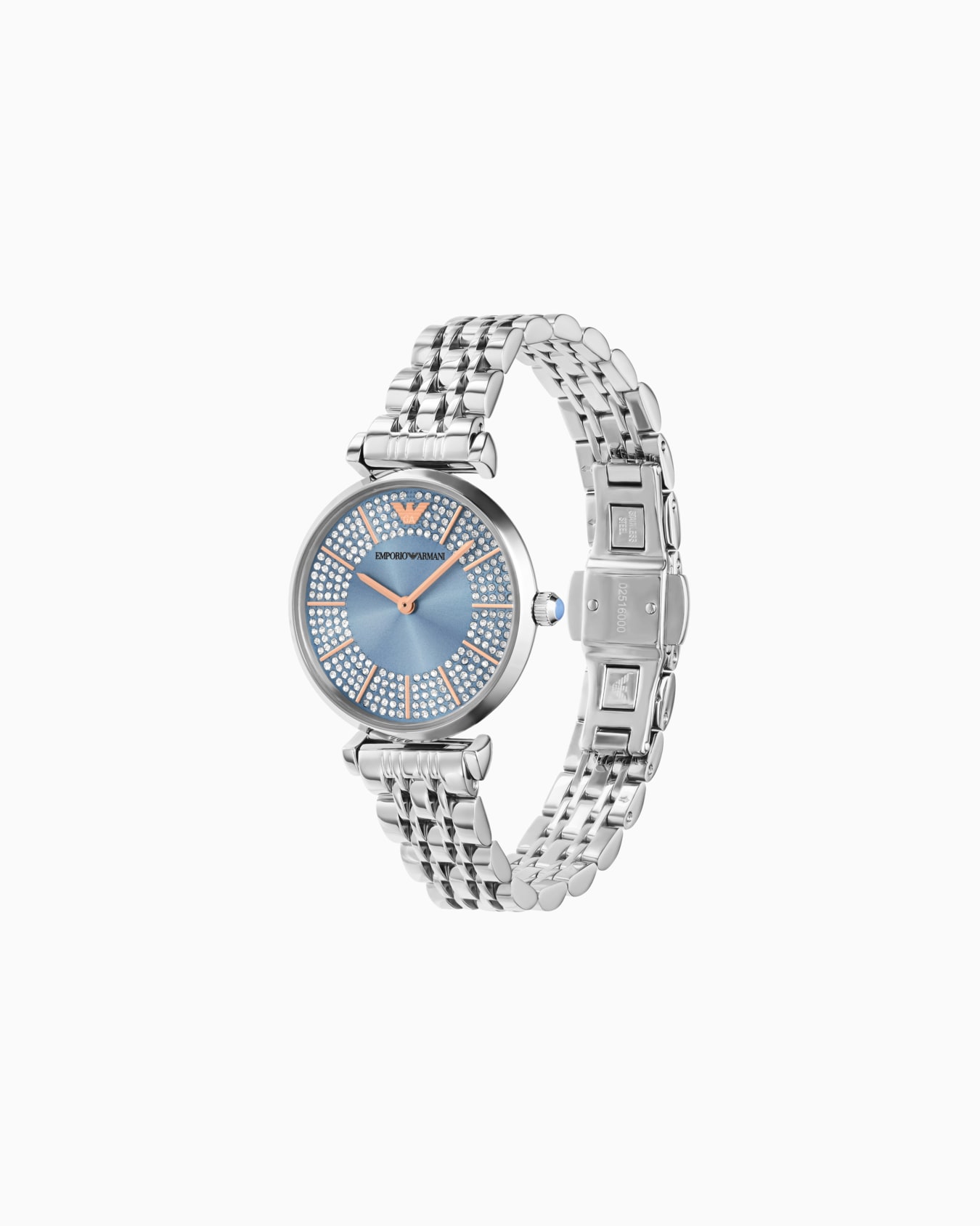 Two-Hand Stainless Steel Watch Slide 2