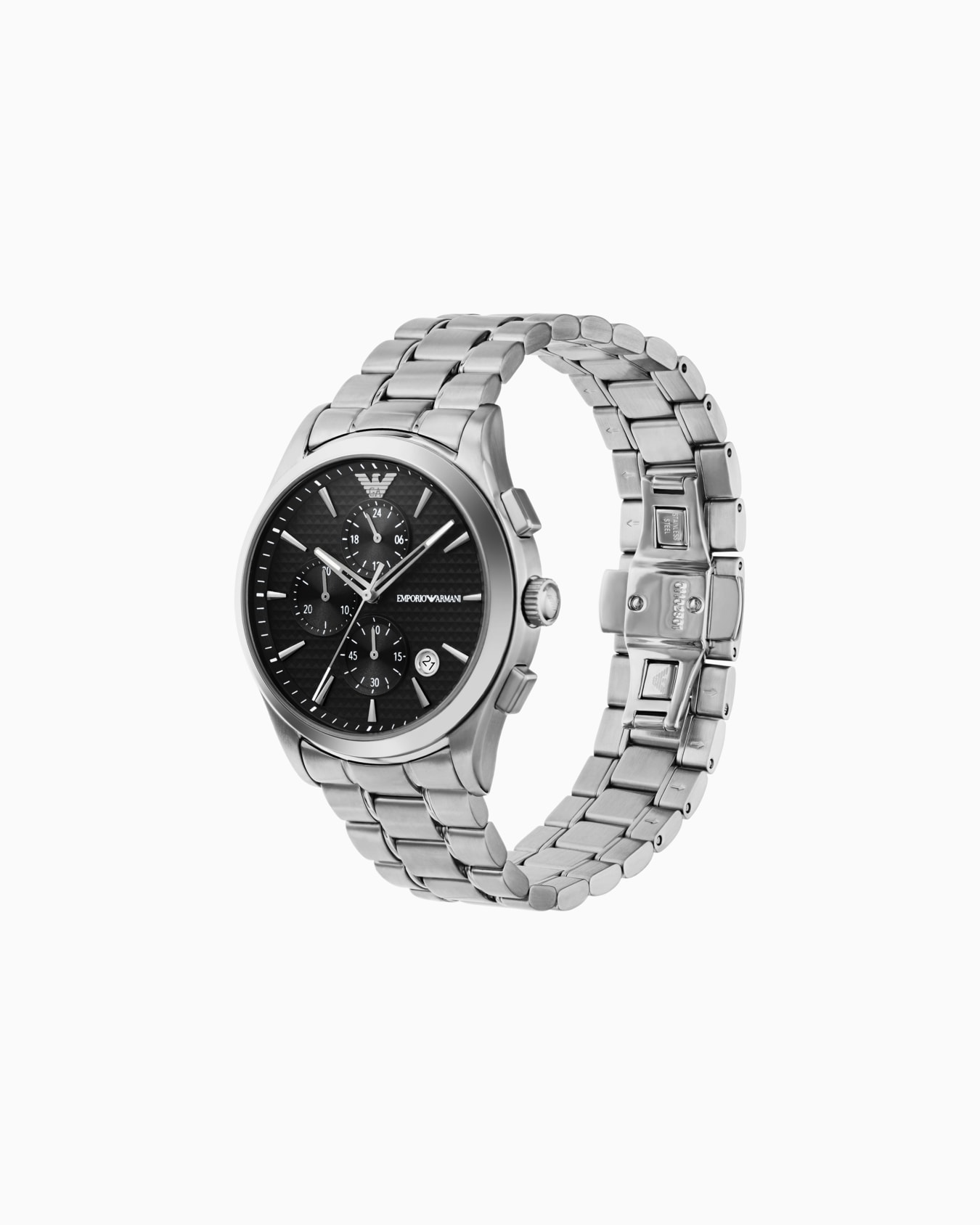 Chronograph Stainless Steel Watch Slide 1