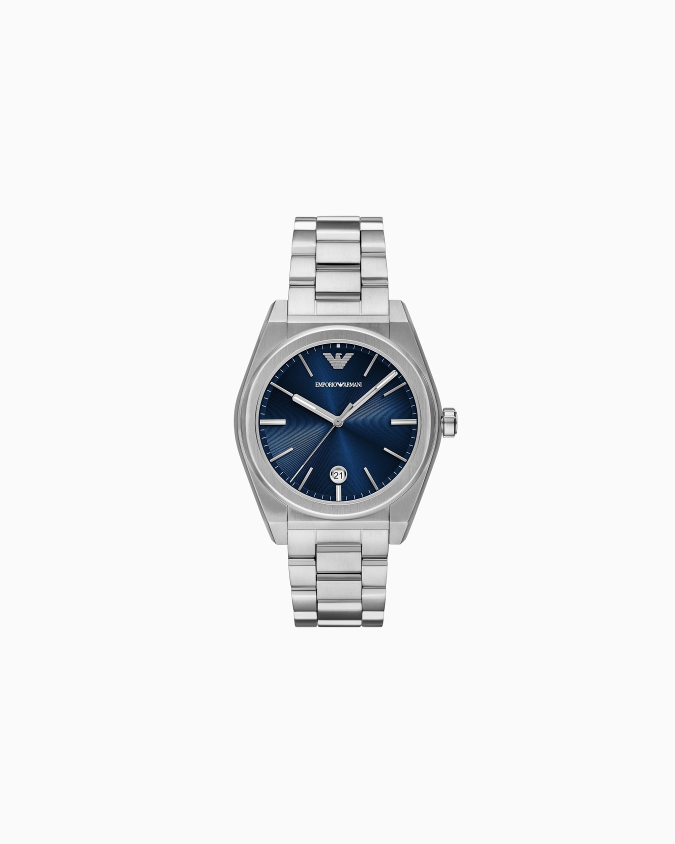 Montre à trois aiguilles en acier inoxydable avec affichage de la date Diapositive 0