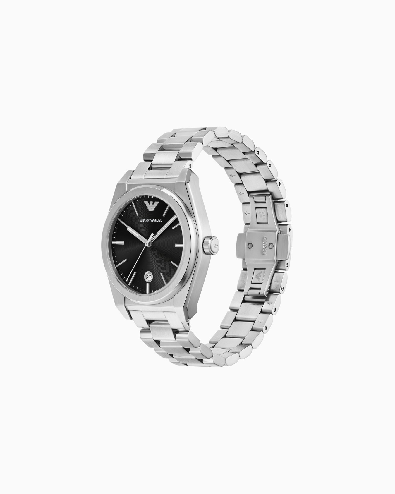  Three-Hand Date Stainless Steel Watch Slide 2