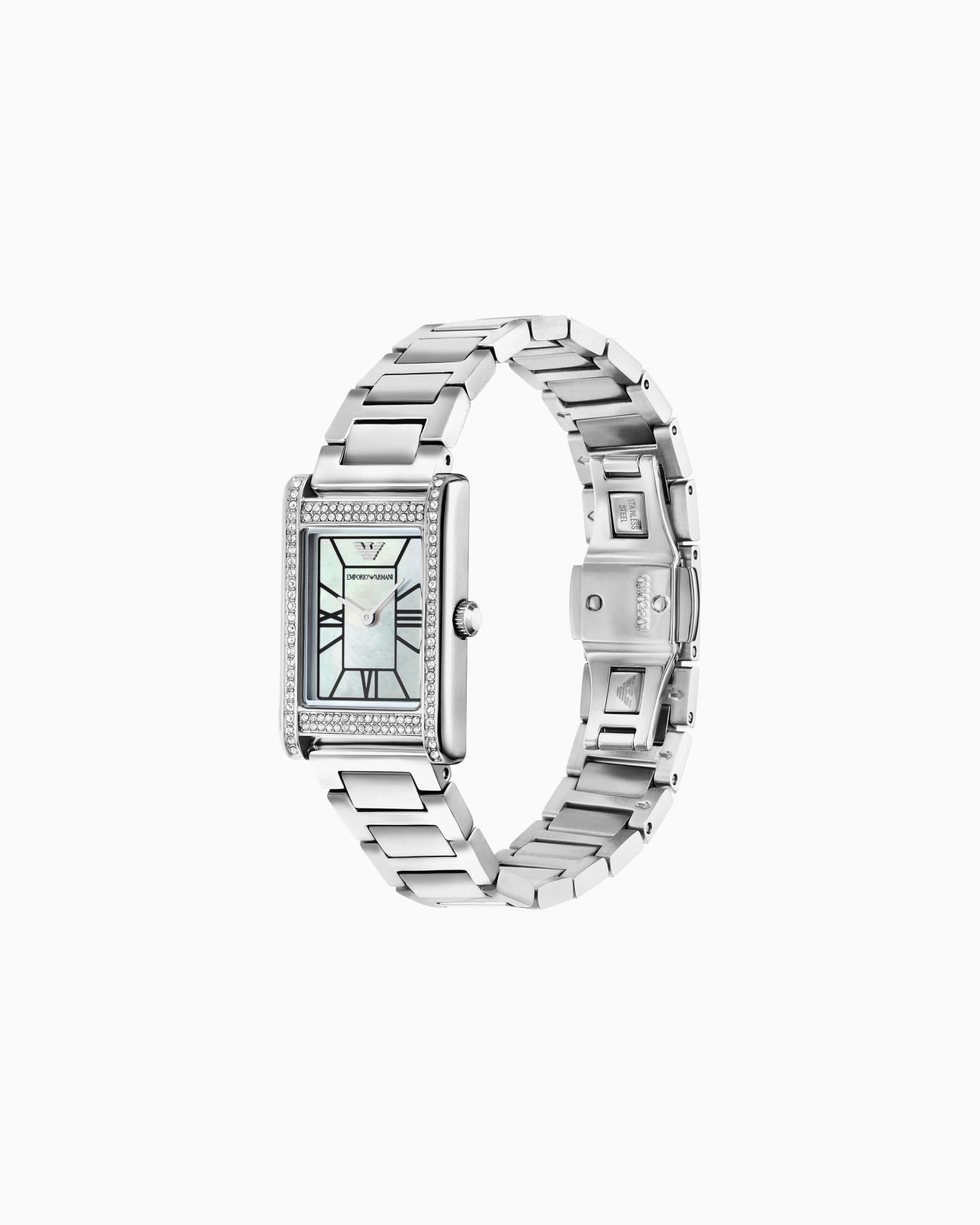 Montre à deux aiguilles en acier inoxydable Diapositive 2