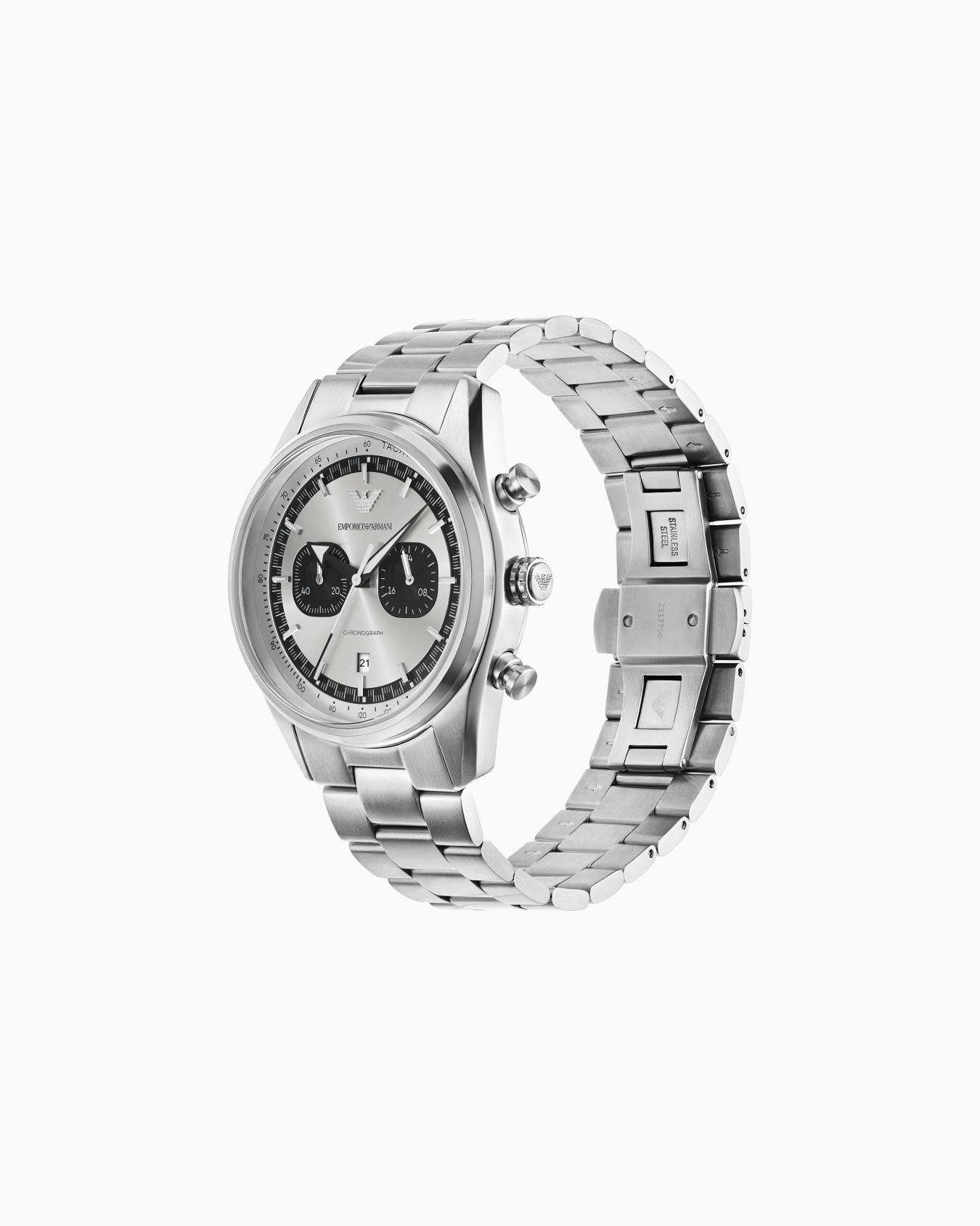  Chronograph Stainless Steel Watch Slide 1