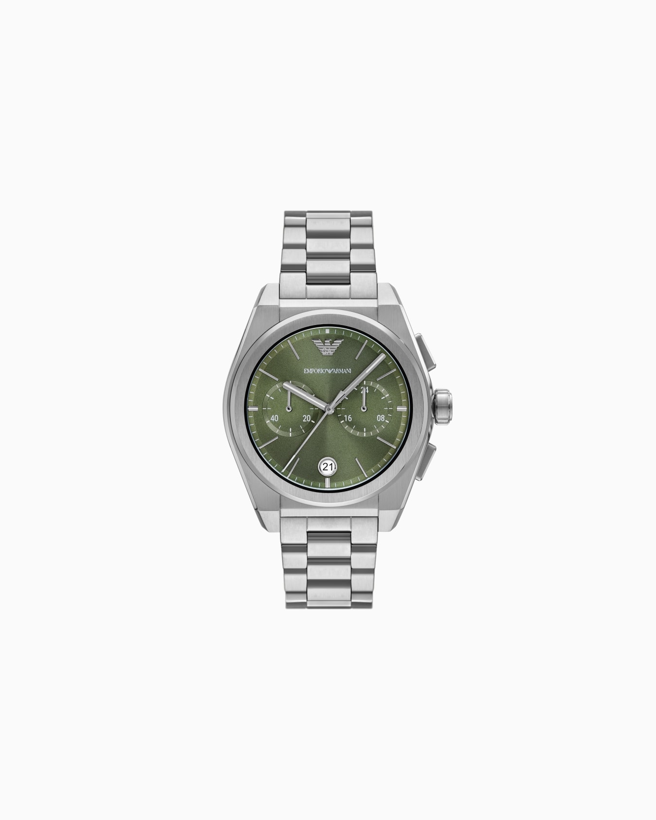  Reloj de acero inoxidable con cronógrafo Diapositiva 0