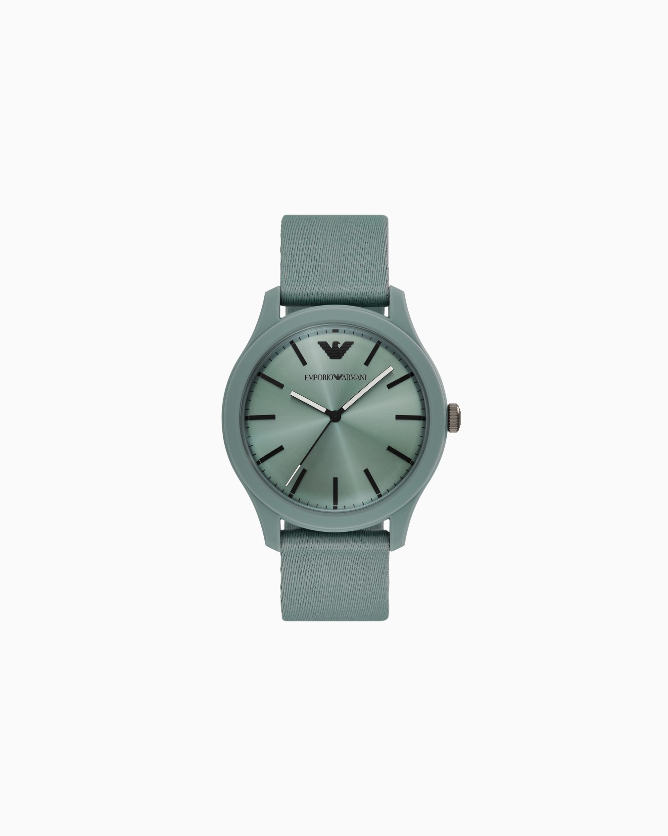 Montre en tissu de nylon #tide ocean material® à trois aiguilles de couleur verte Diapositive 0