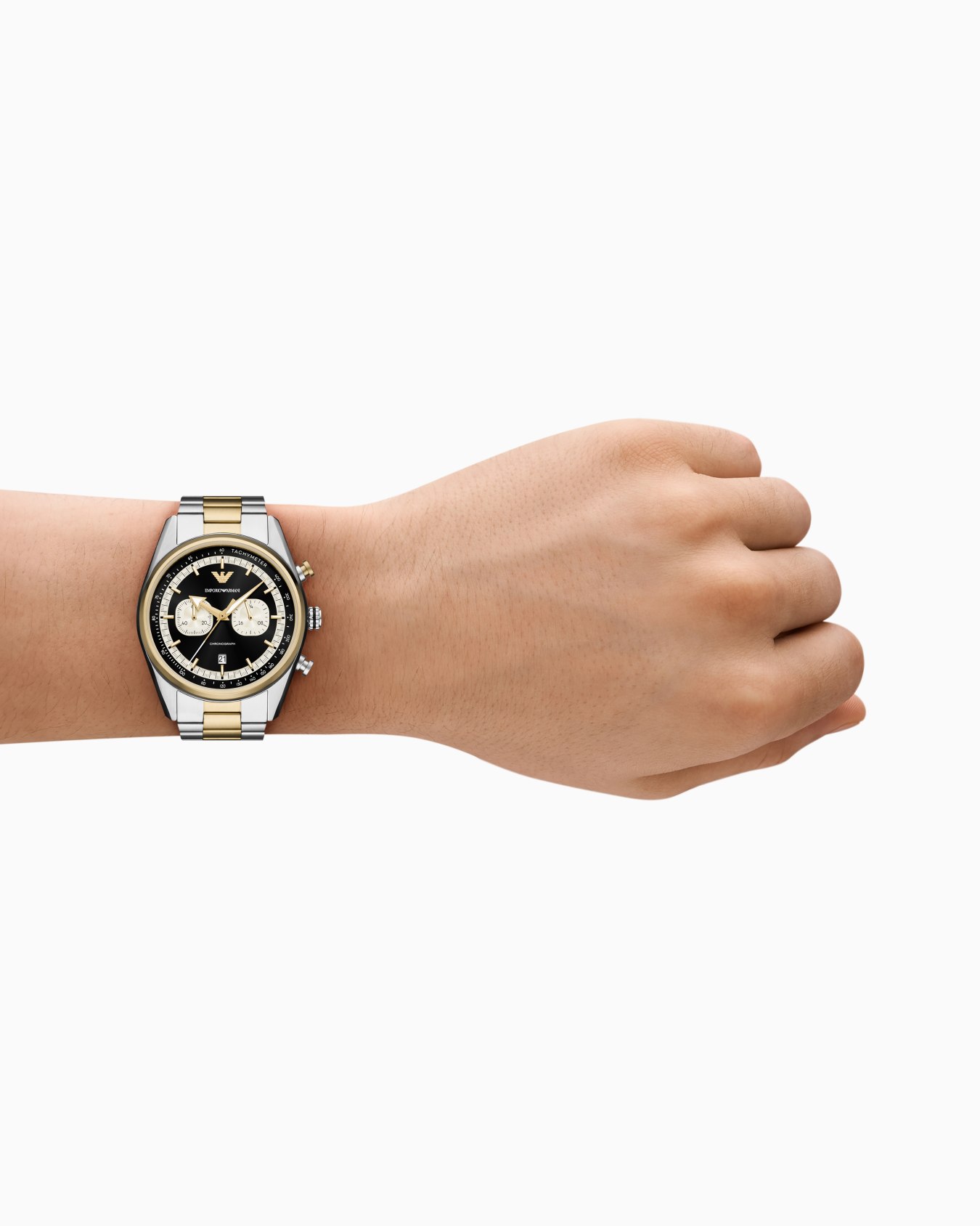  Chronograph Two-Tone Stainless Steel Watch Slide 1