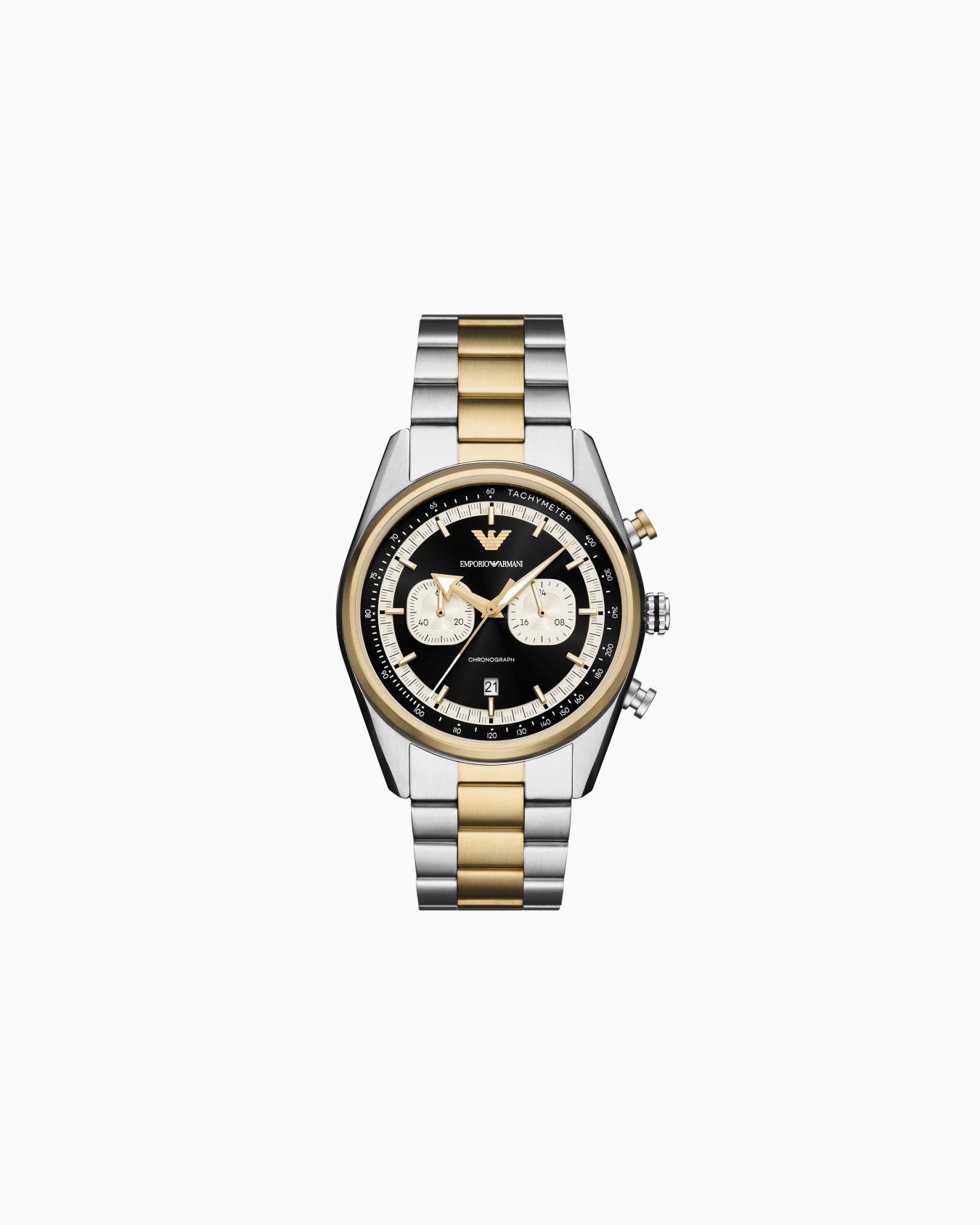  Chronograph Two-Tone Stainless Steel Watch Slide 0