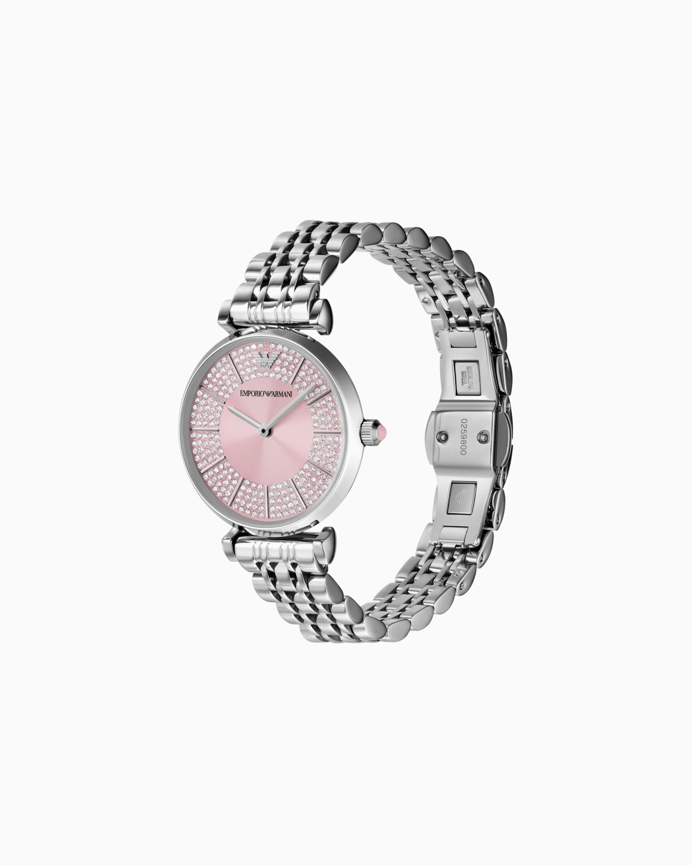  Two-Hand Stainless Steel Watch Slide 2