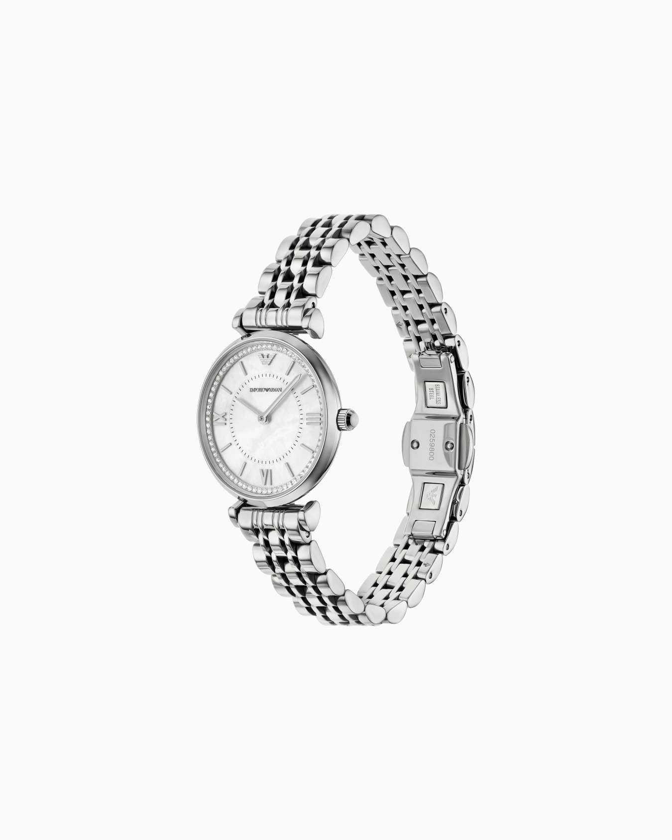 Two-Hand Stainless Steel Watch Slide 2