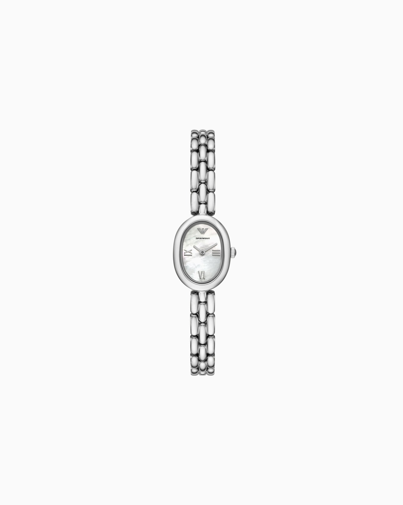  Two-Hand Stainless Steel Watch Slide 0