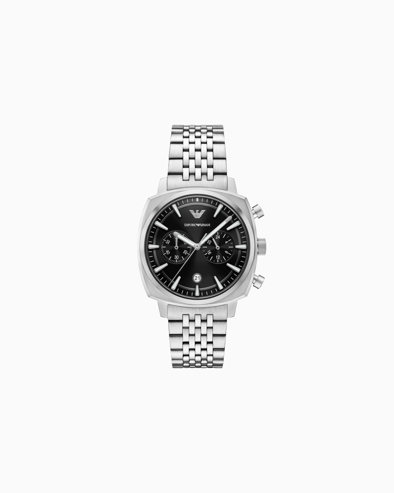 クロノグラフウォッチ ステンレススチール スライドする 0