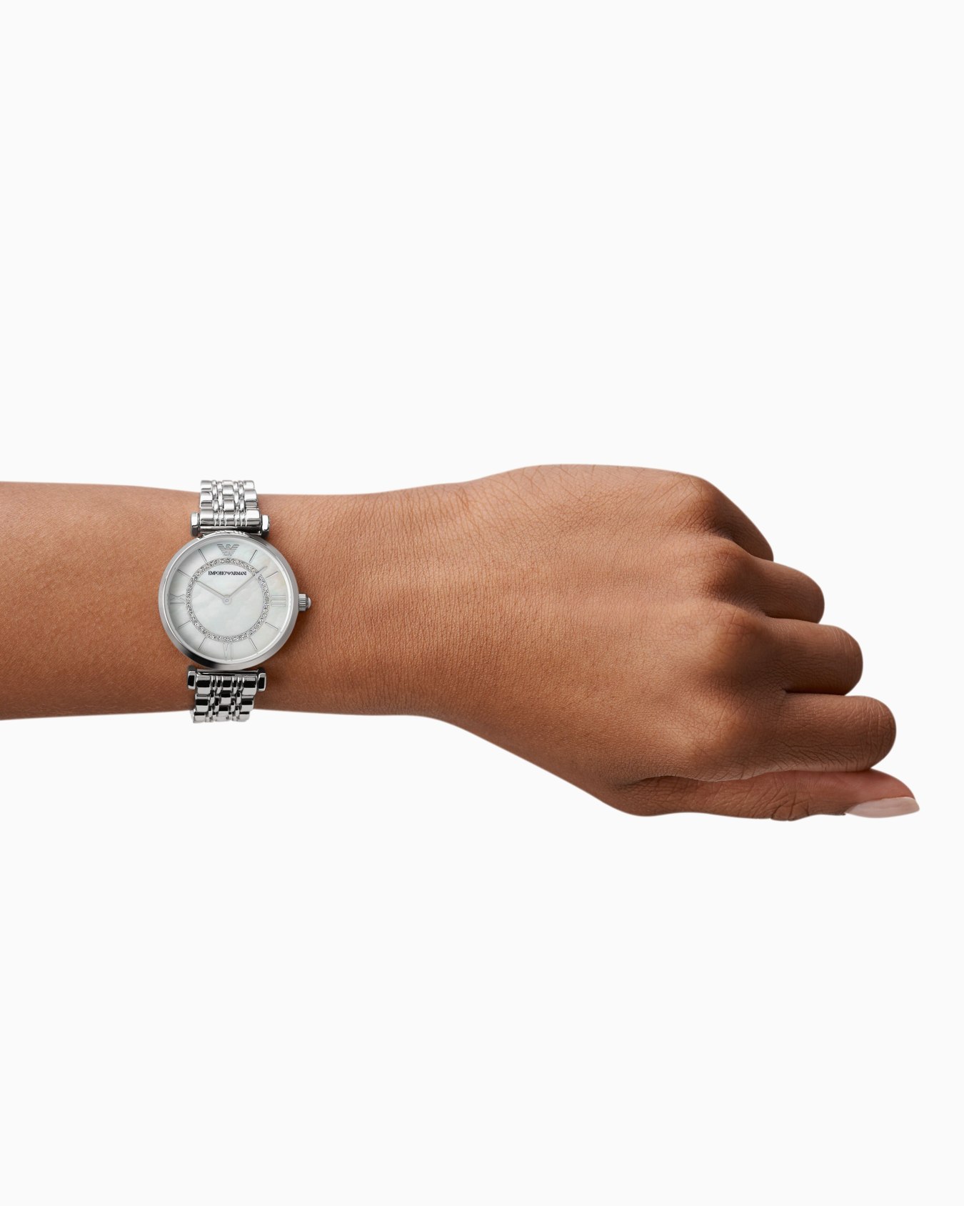 Women's Two-Hand Stainless Steel Watch Slide 1