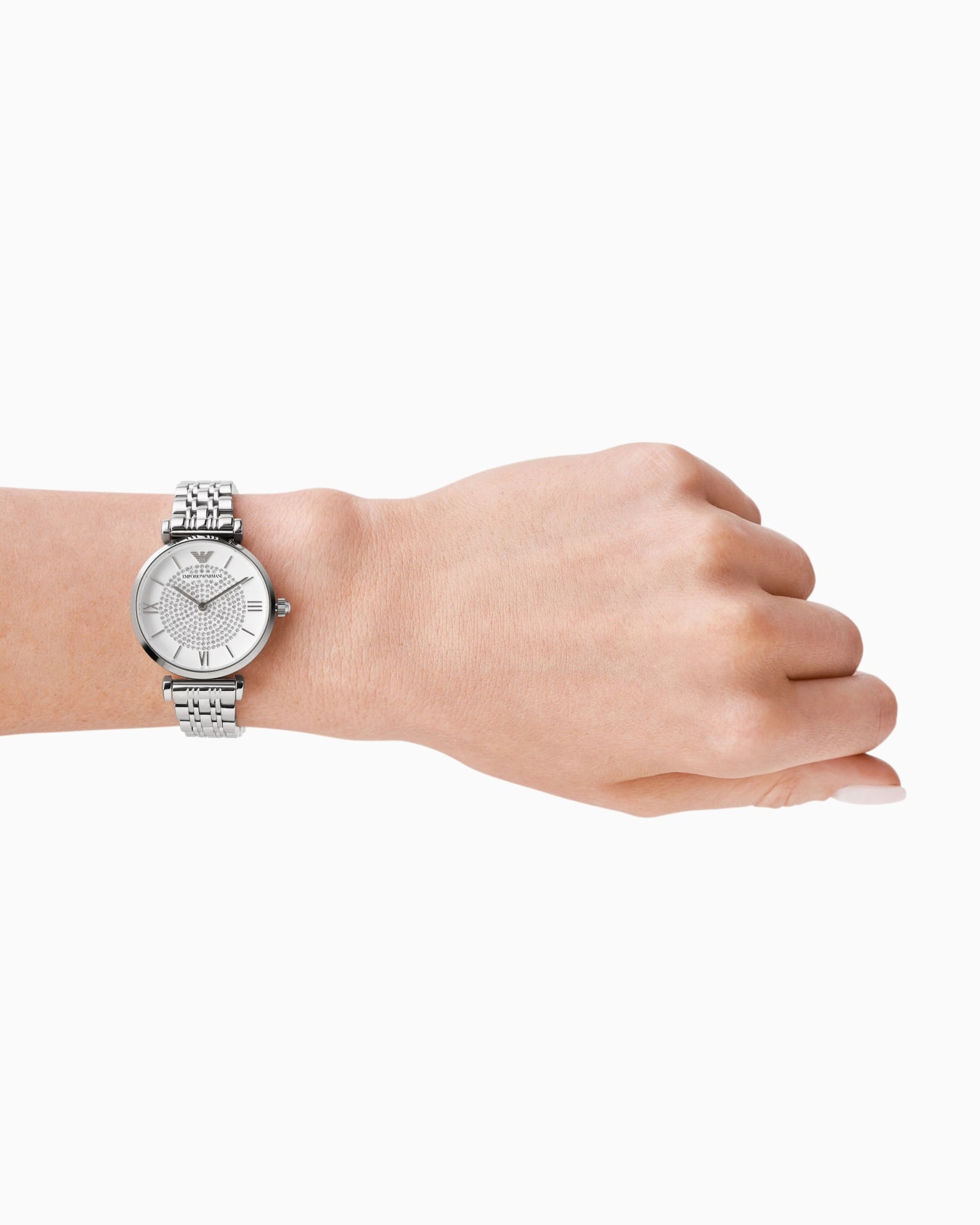 Women's Two-Hand Stainless Steel Watch Slide 1
