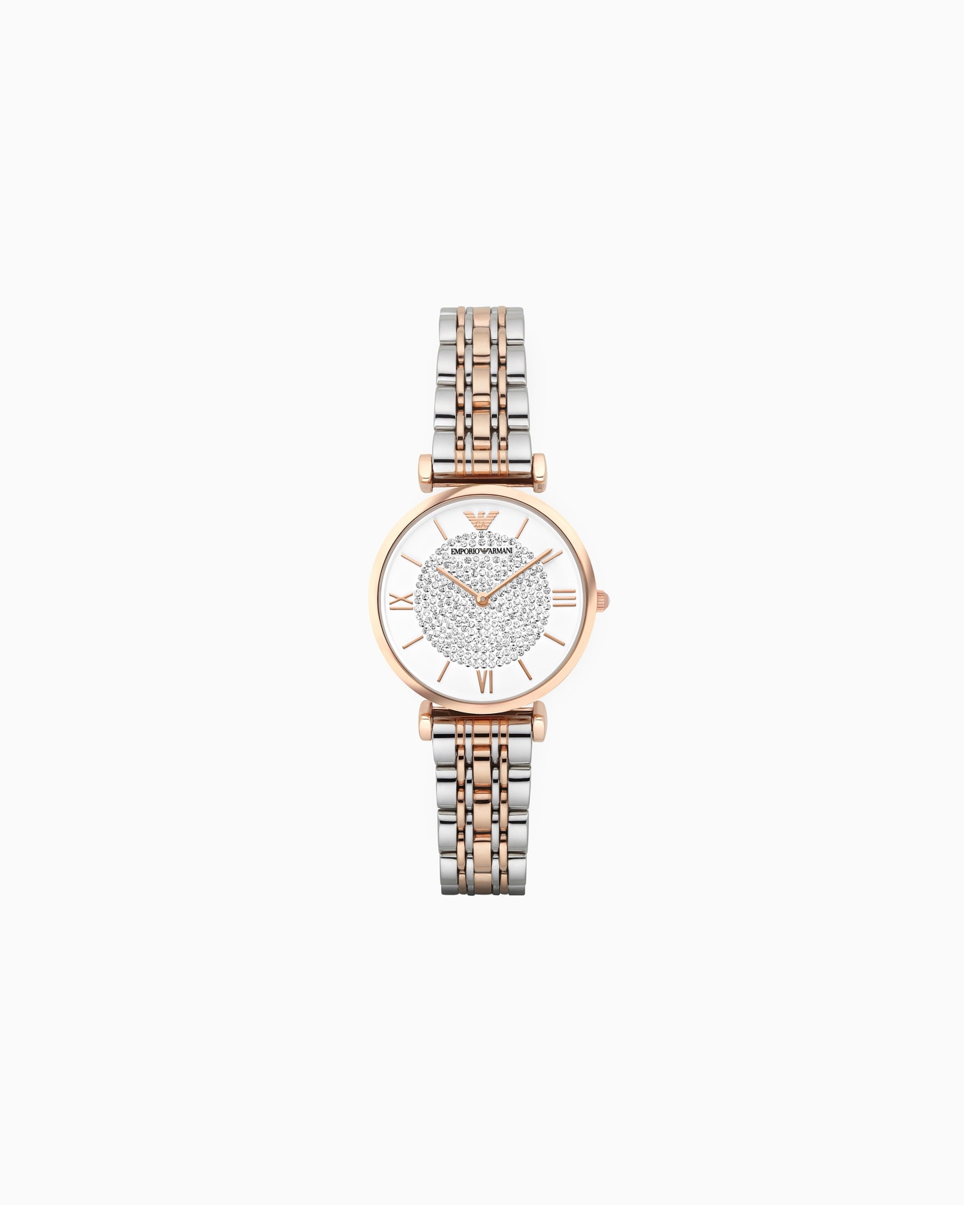 Women's Two-Hand Two-Tone Stainless Steel Watch Slide 0