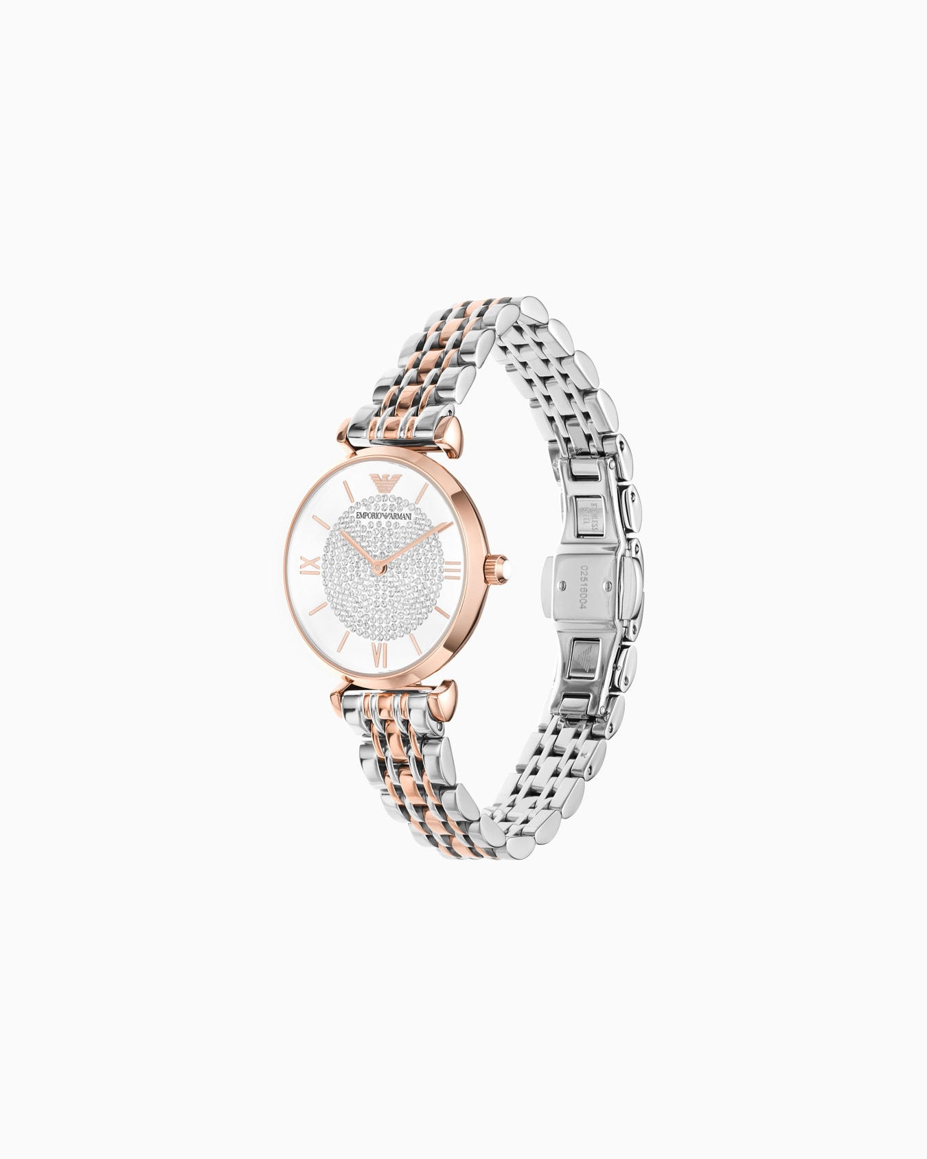 Women's Two-Hand Two-Tone Stainless Steel Watch Slide 2