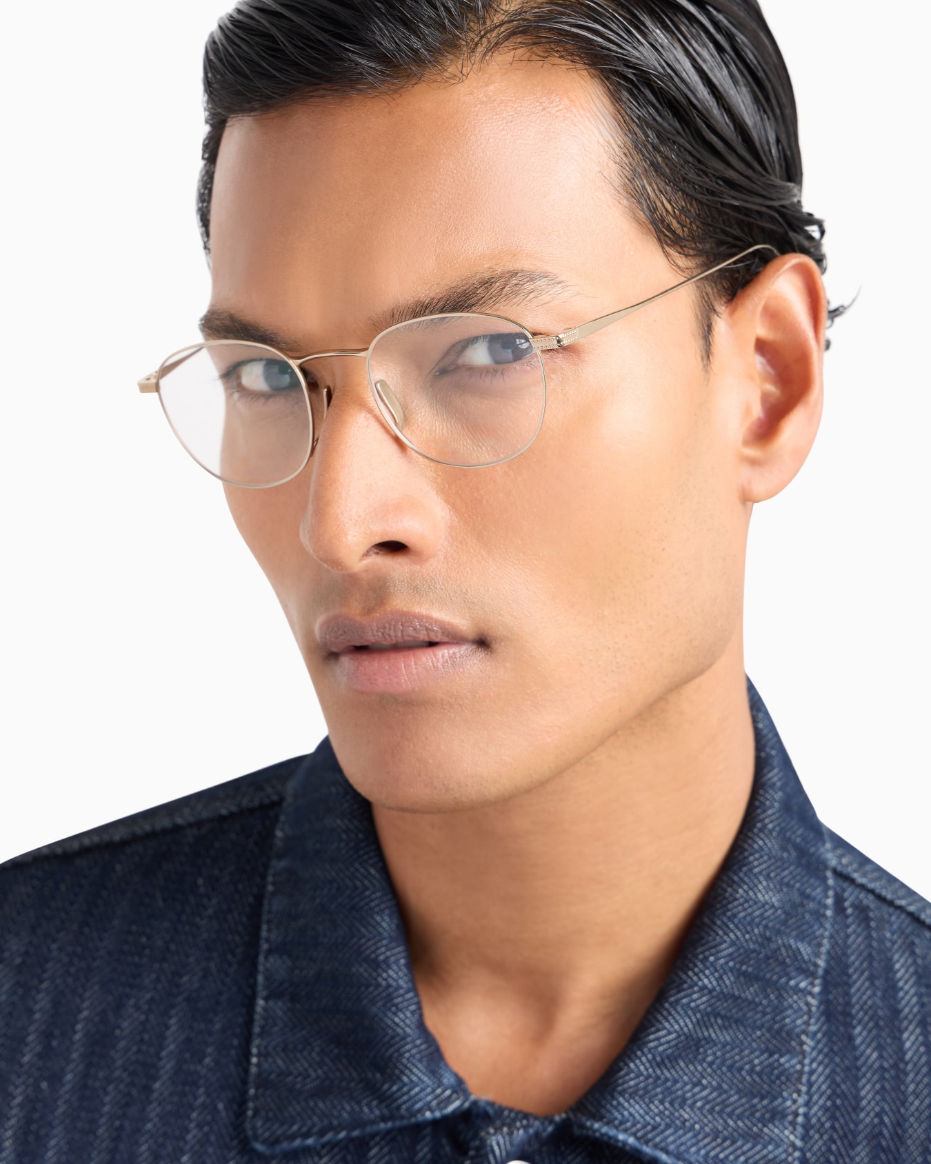 Herrenbrille mit Panto-Fassung Folie 5