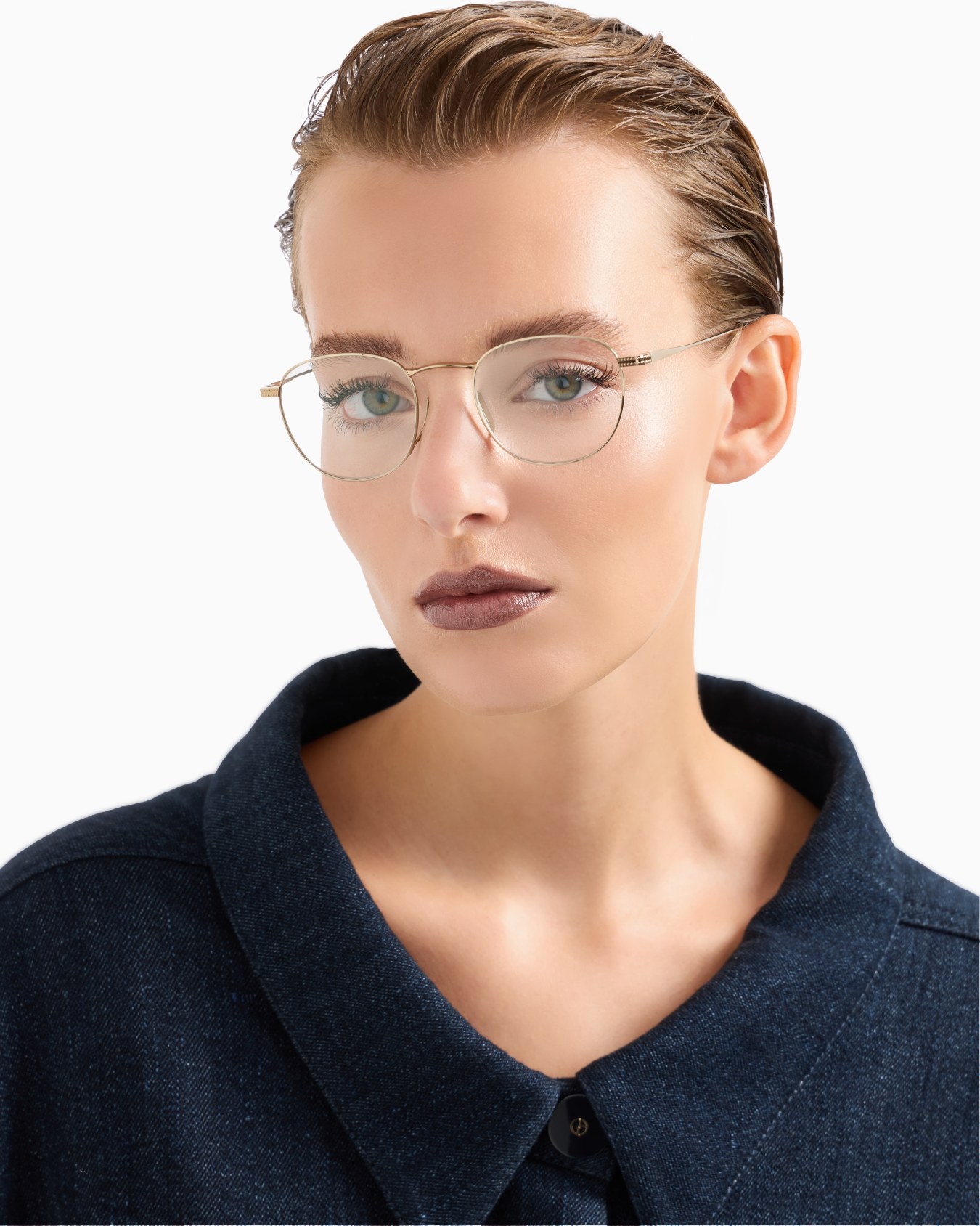 Herrenbrille mit Panto-Fassung Folie 6