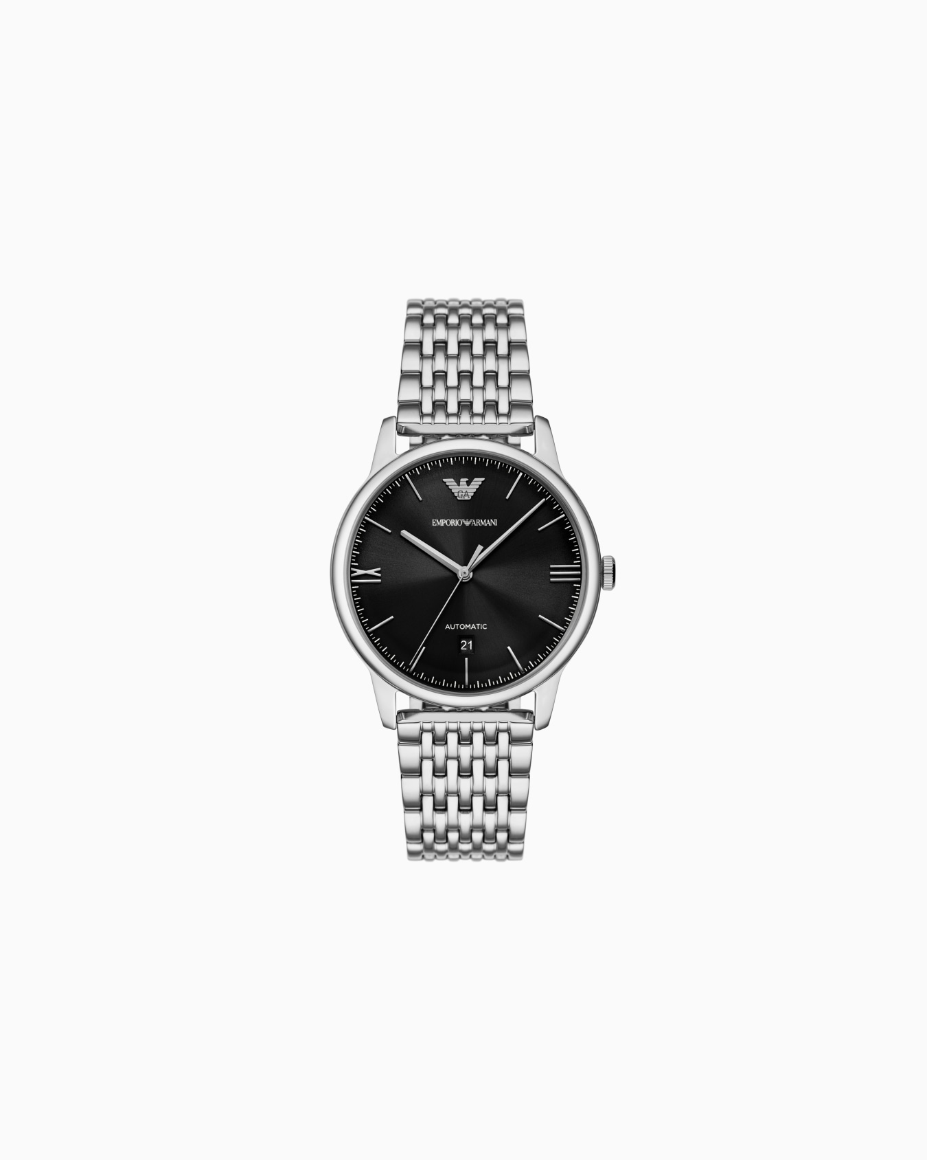 Automatic Stainless Steel Watch Slide 0