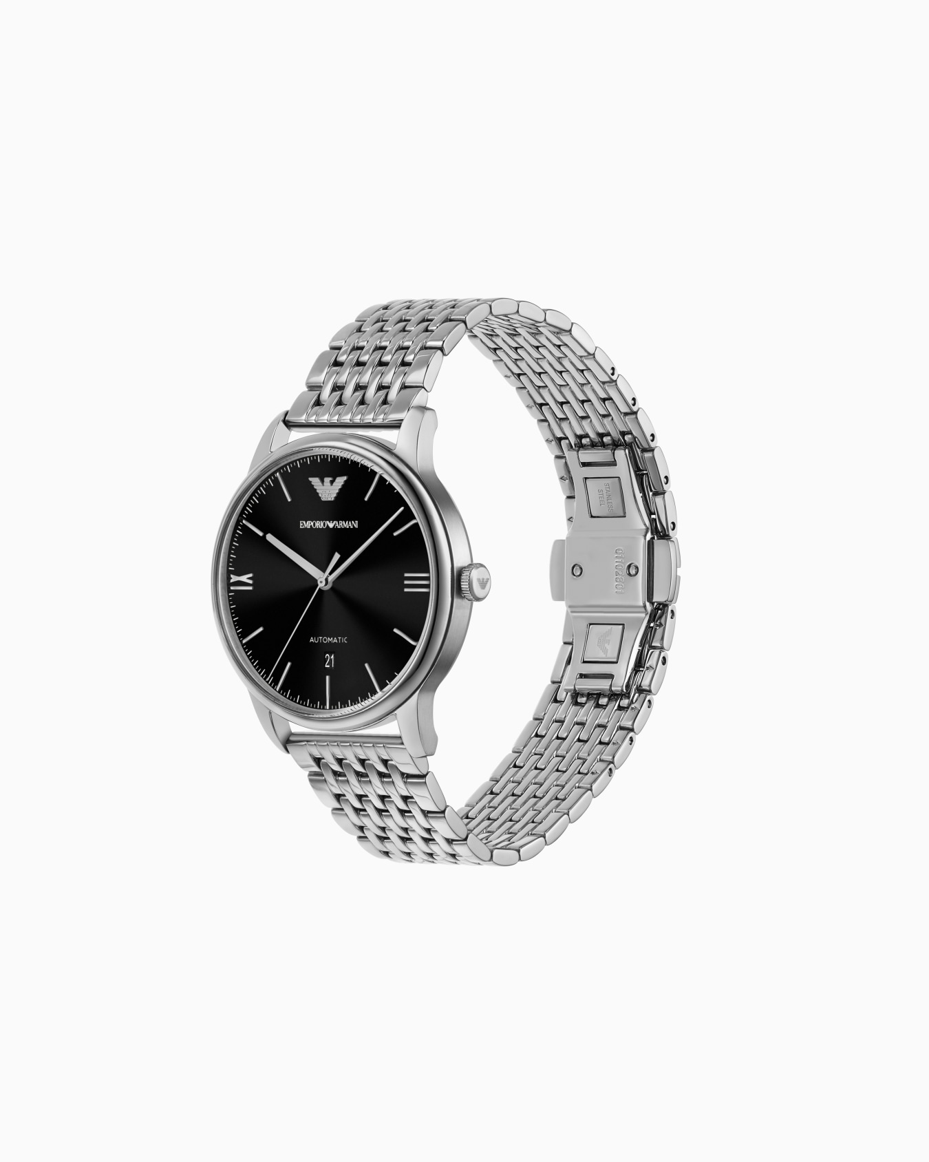  Automatic Stainless Steel Watch Slide 1