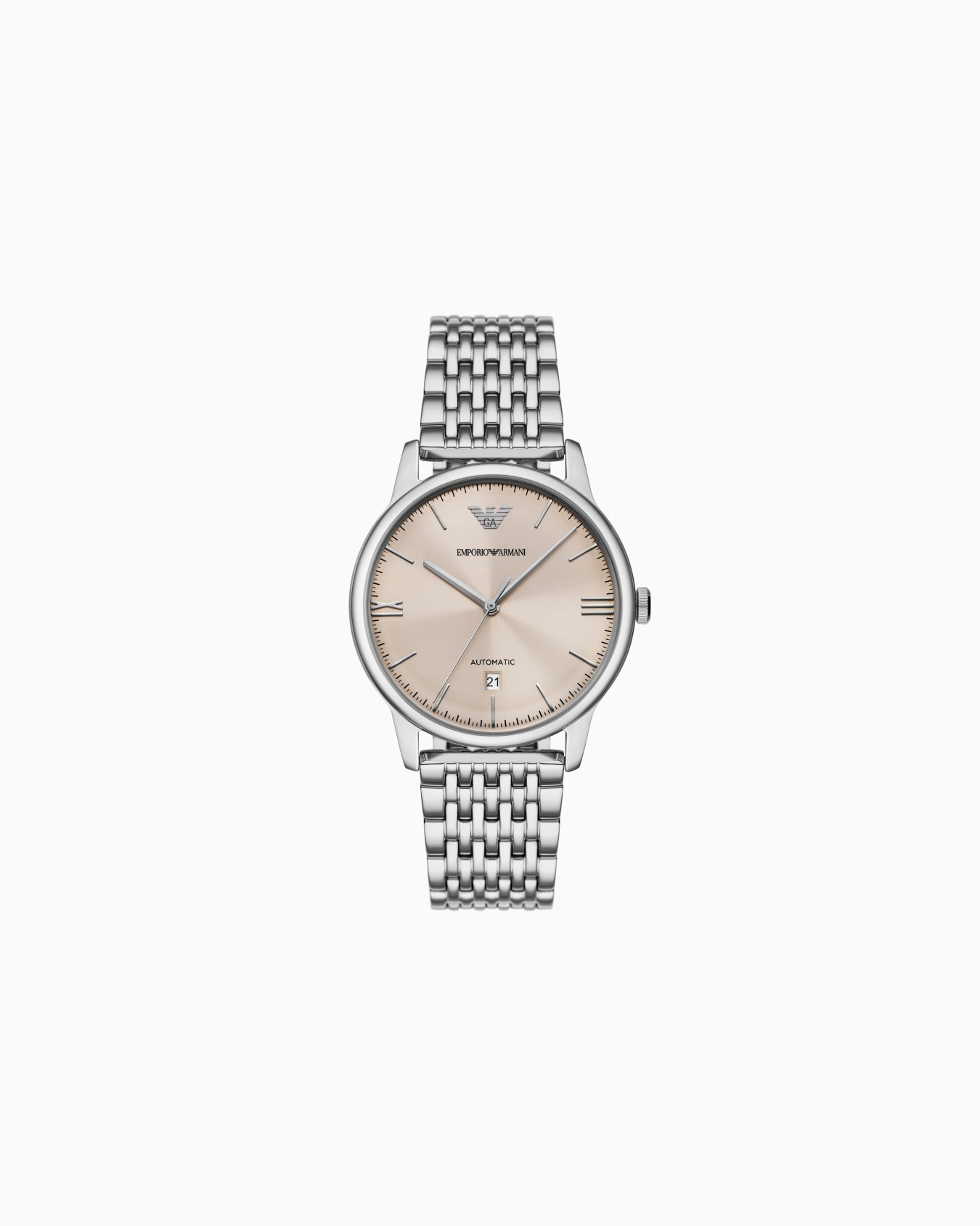  Automatic Stainless Steel Watch Slide 0