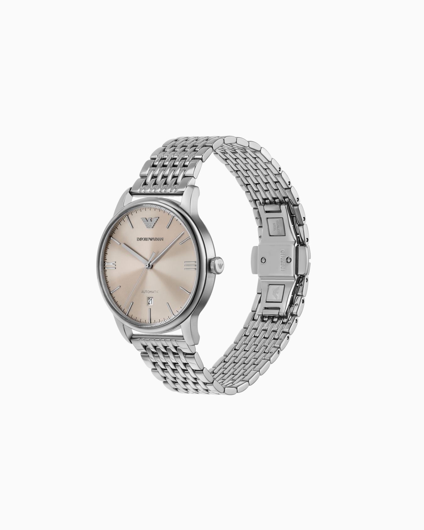  Automatic Stainless Steel Watch Slide 1