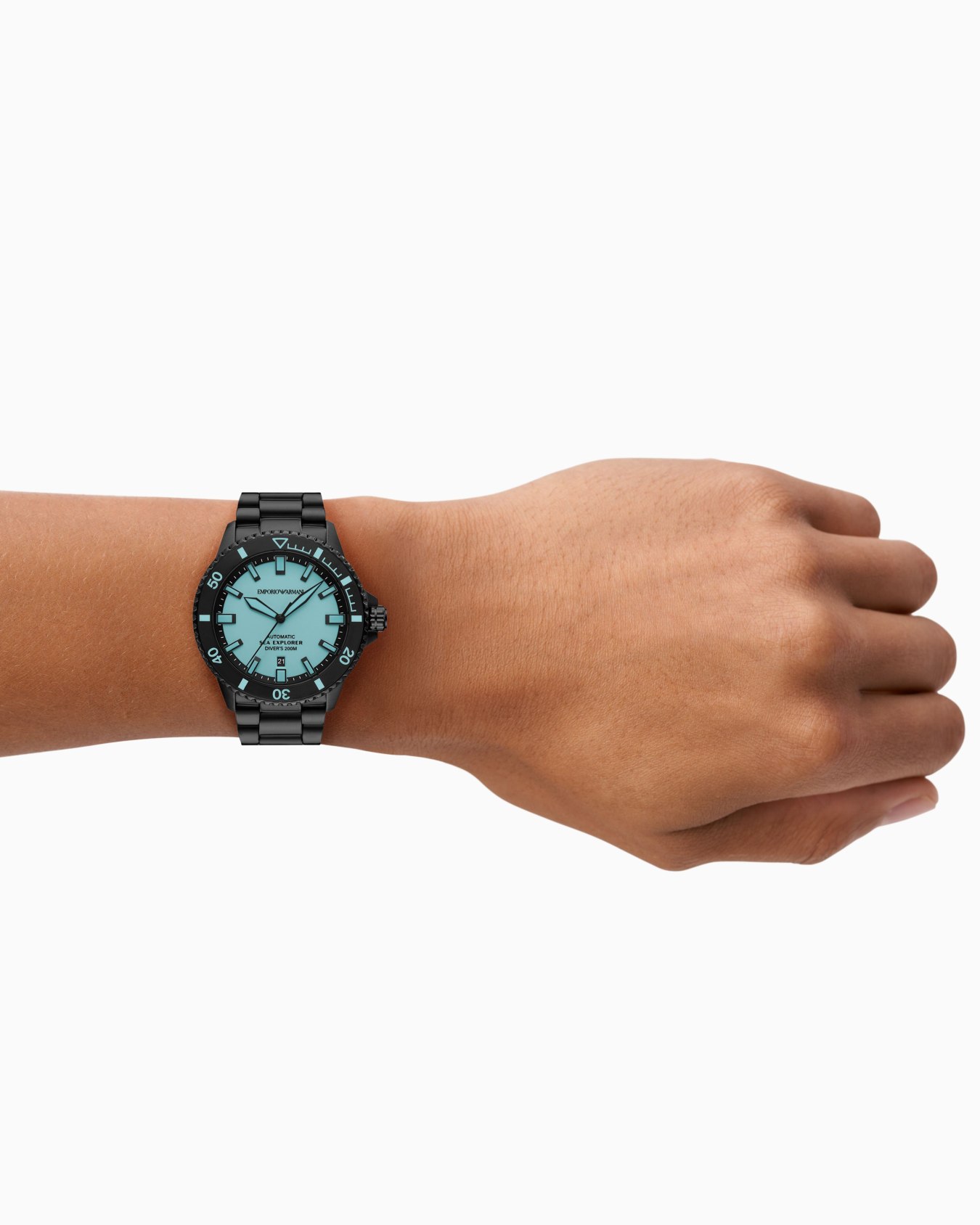  Sea Explorer Automatic Black Stainless Steel Watch Slide 1
