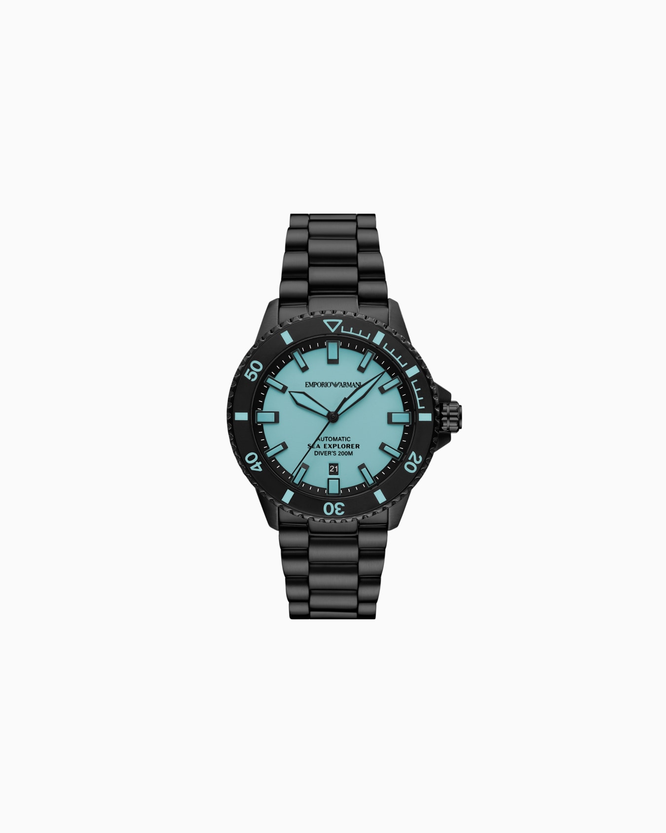  Sea Explorer Automatic Black Stainless Steel Watch Slide 0