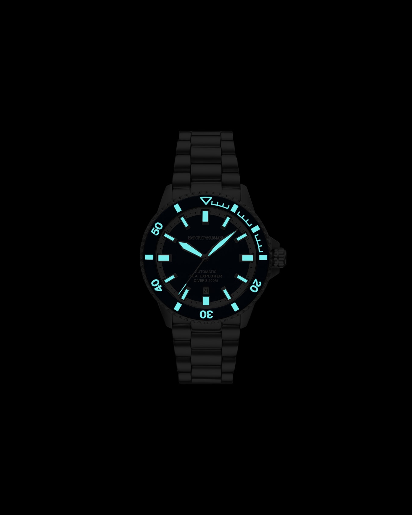 Sea Explorer Automatic Stainless Steel Watch Slide 3