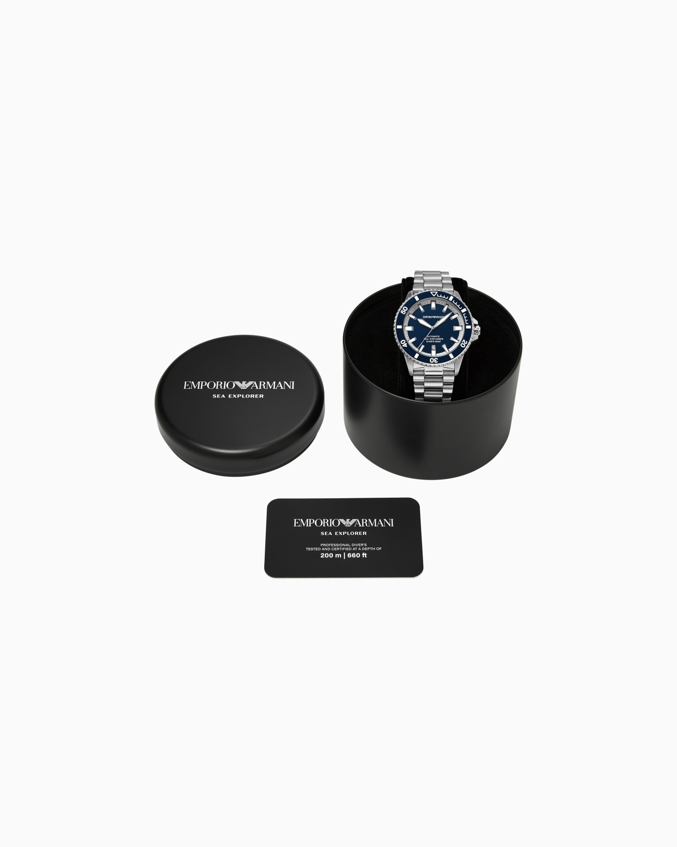 Sea Explorer Automatic Stainless Steel Watch Slide 3