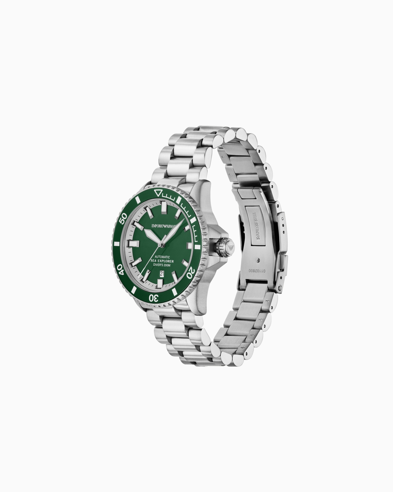 Reloj automático Sea Explorer de acero inoxidable Diapositiva 1