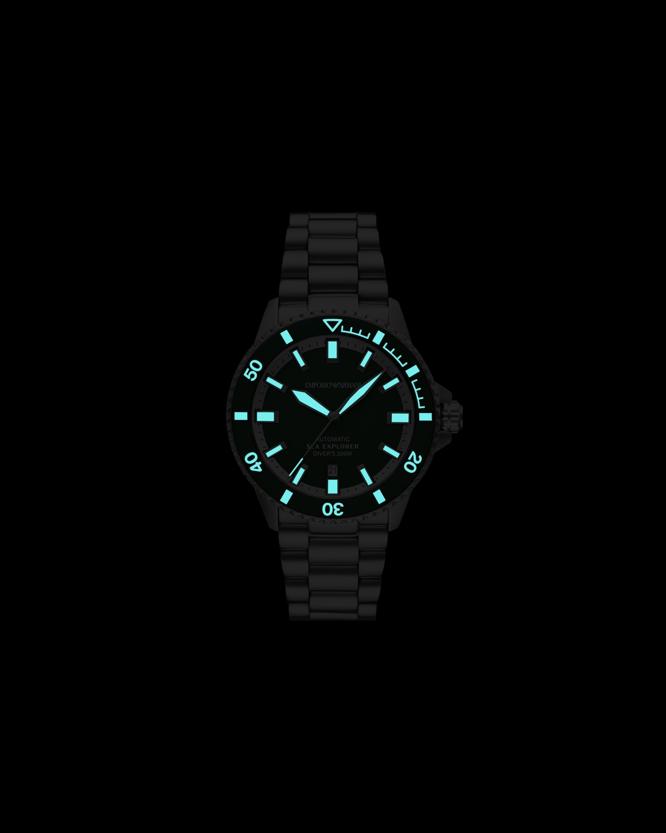 Reloj automático Sea Explorer de acero inoxidable Diapositiva 3