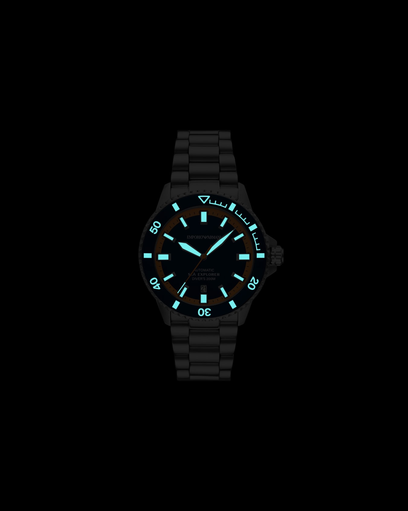 Sea Explorer Automatic Stainless Steel Watch Slide 2