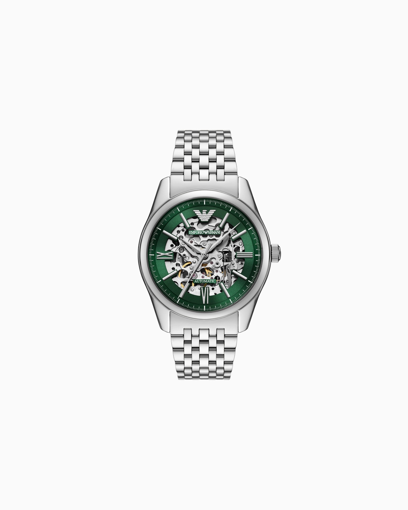 Reloj automático en acero inoxidable Diapositiva 0