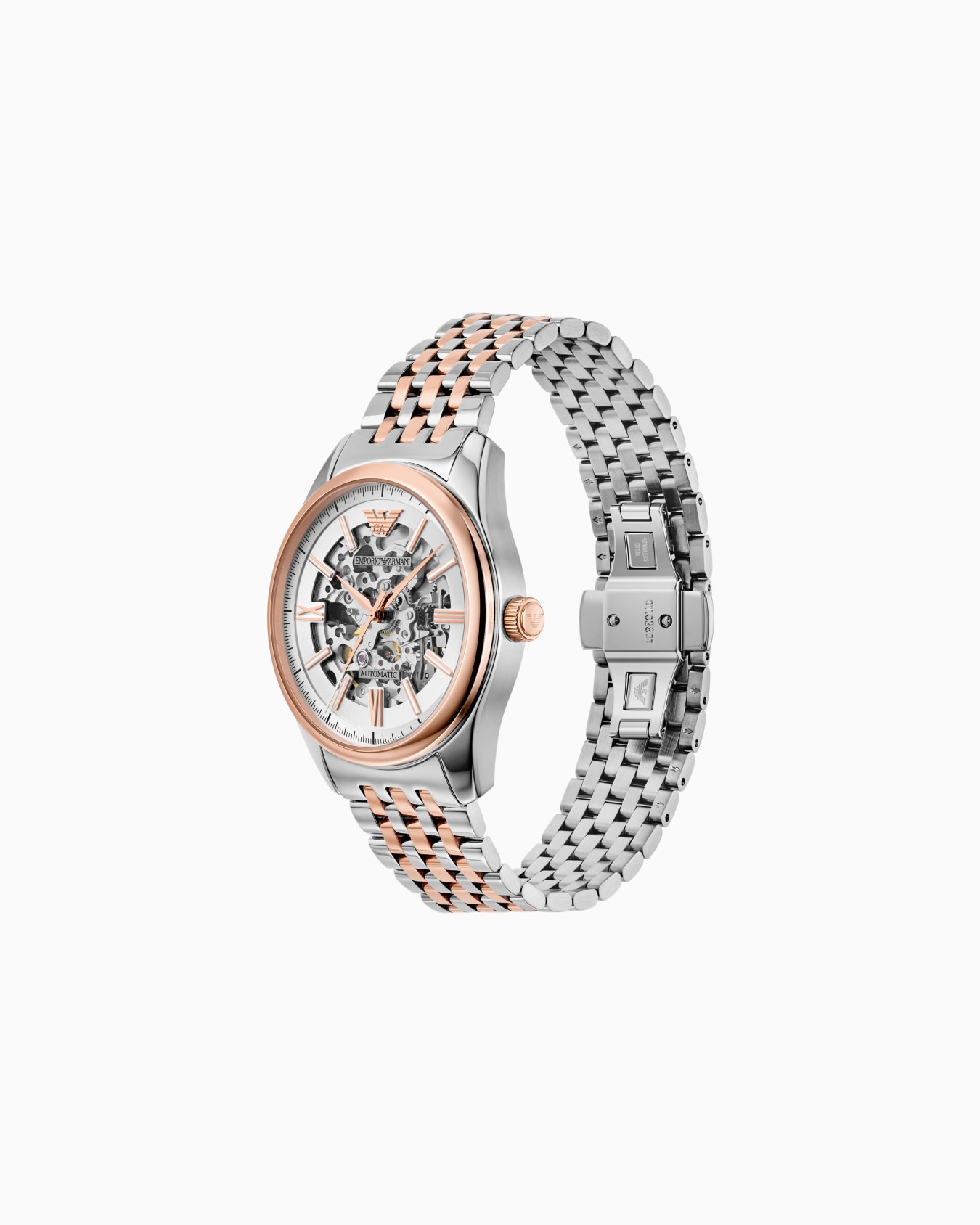 Orologio automatico bicolore in acciaio inossidabile Slide 2