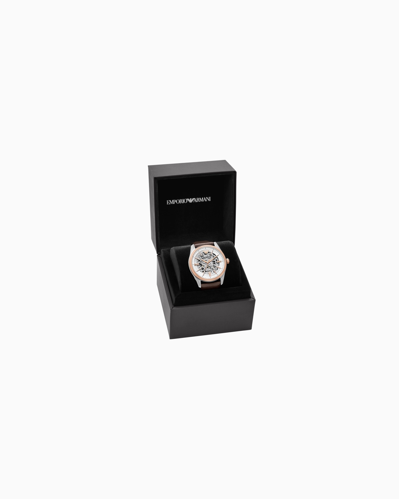 Lunar New Year Automatic Brown Leather Watch Slide 2