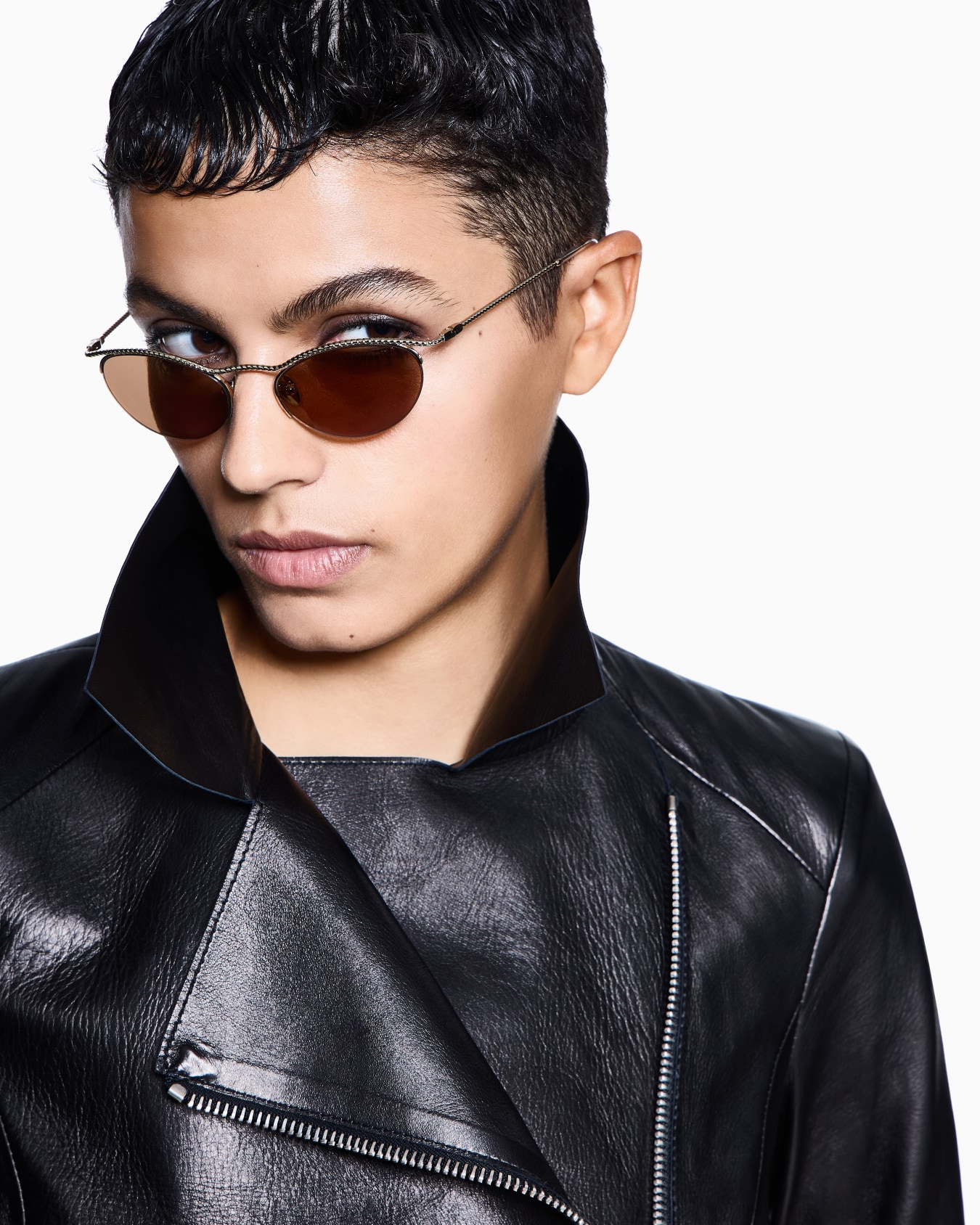 Sonnenbrille mit ovaler Fassung für Damen Folie 1