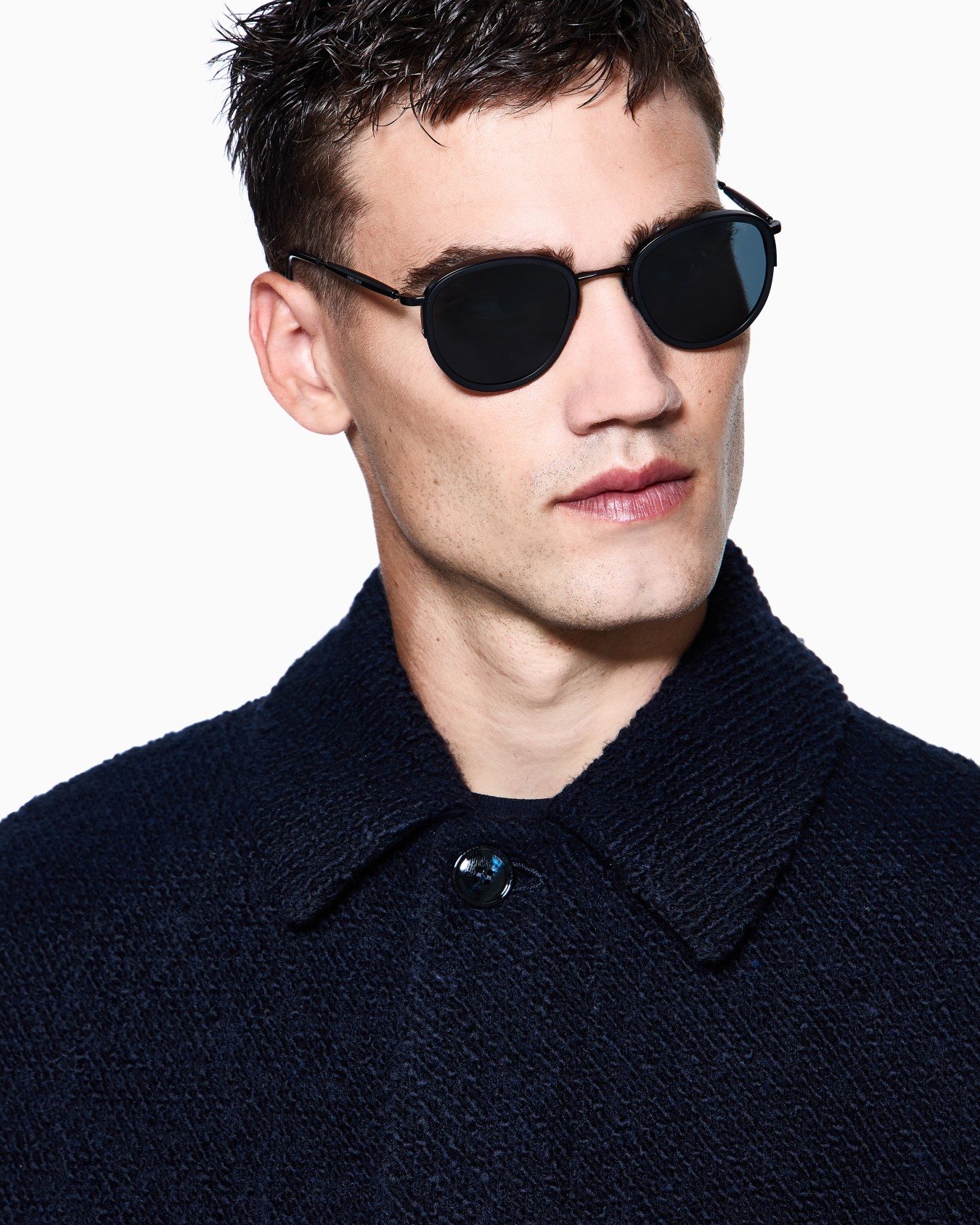 Lunettes de soleil carrées pour homme Diapositive 1
