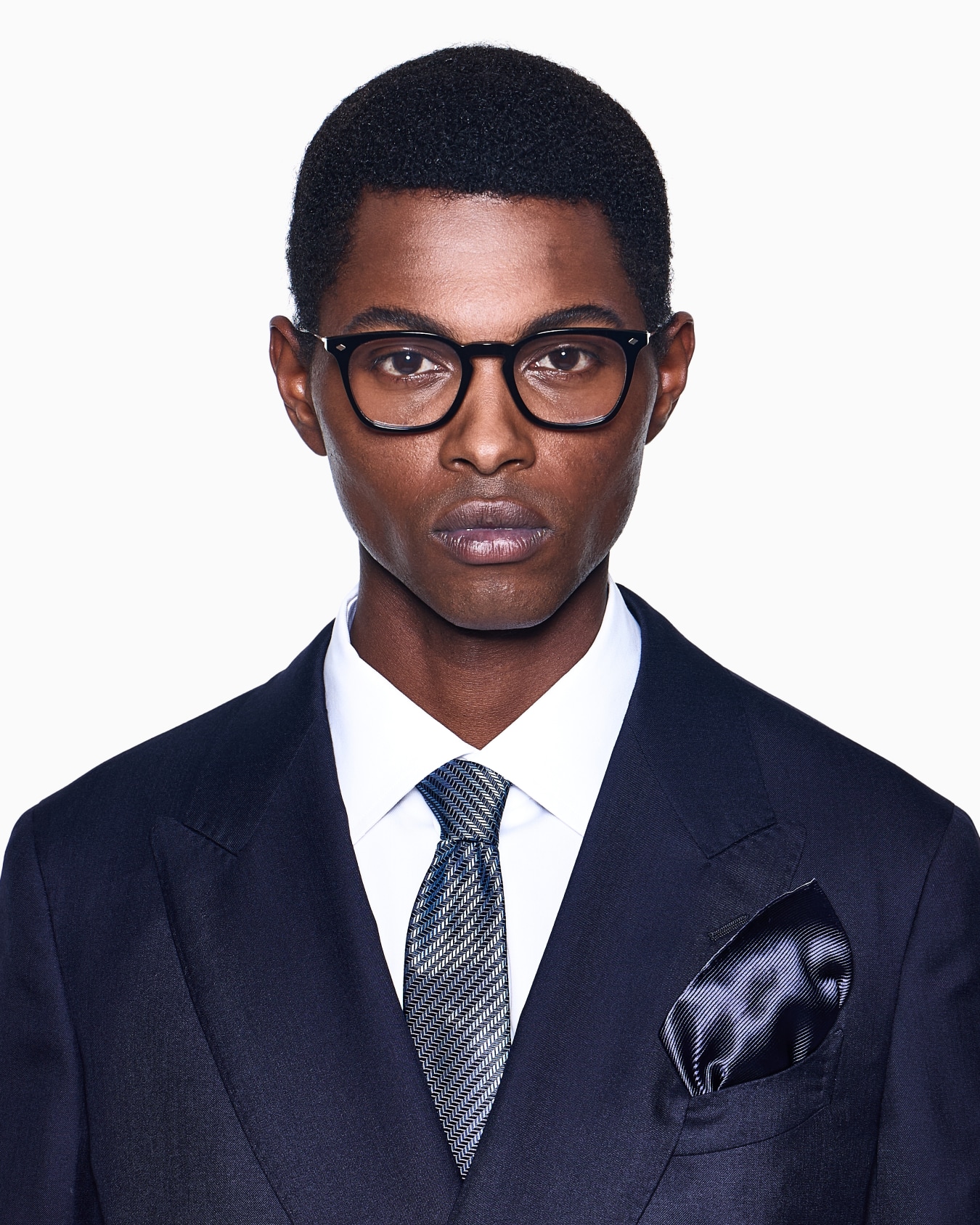 Gafas de vista de forma pillow para hombre Diapositiva 1