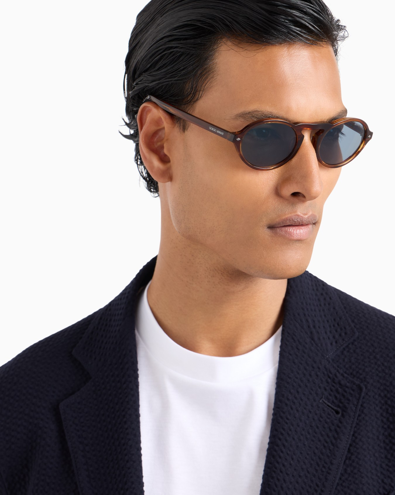 Gafas de sol de forma ovalada para hombre Diapositiva 1