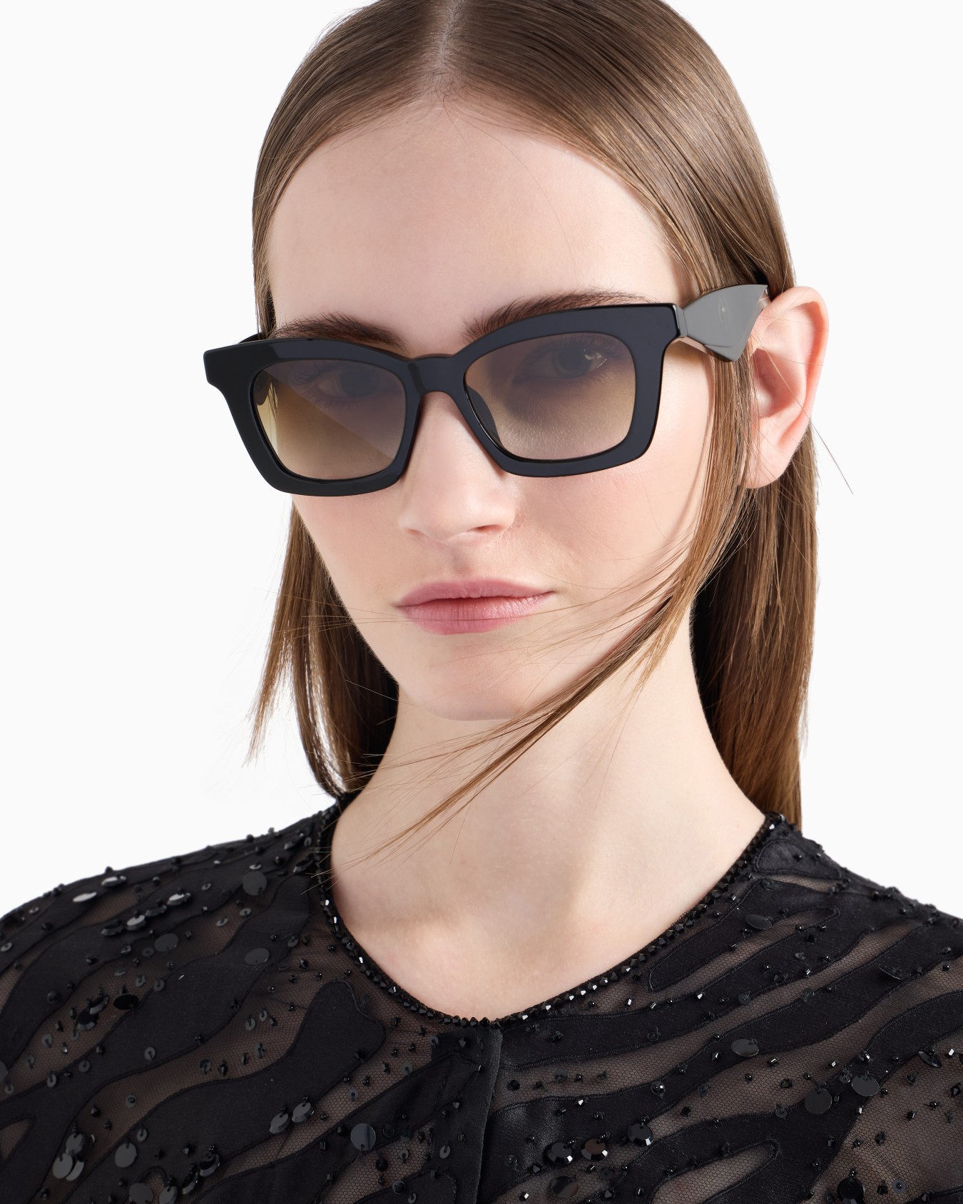 Sonnenbrille für Damen mit Cat-Eye-Fassung Folie 1