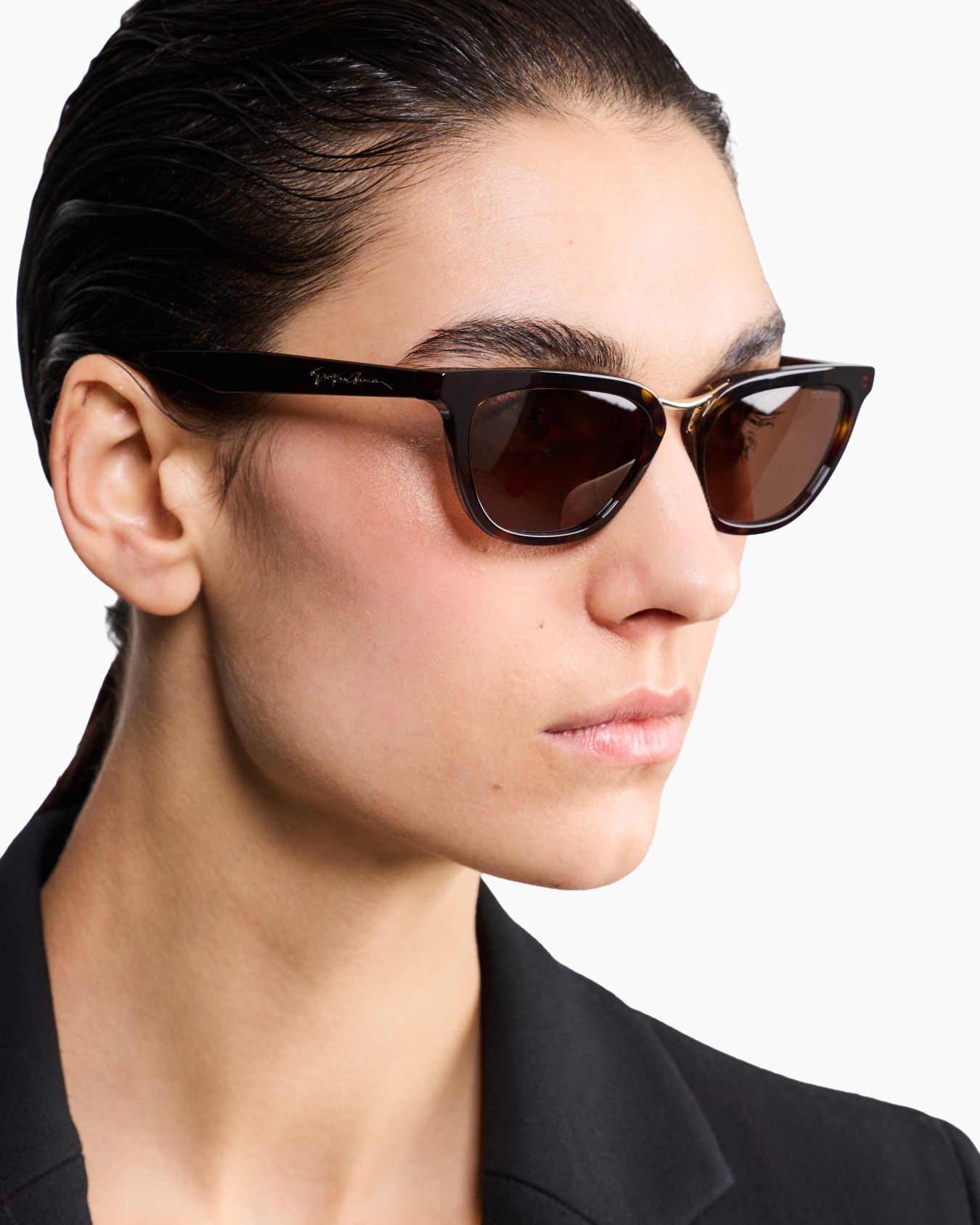 Lunettes de soleil femme forme papillon Diapositive 1