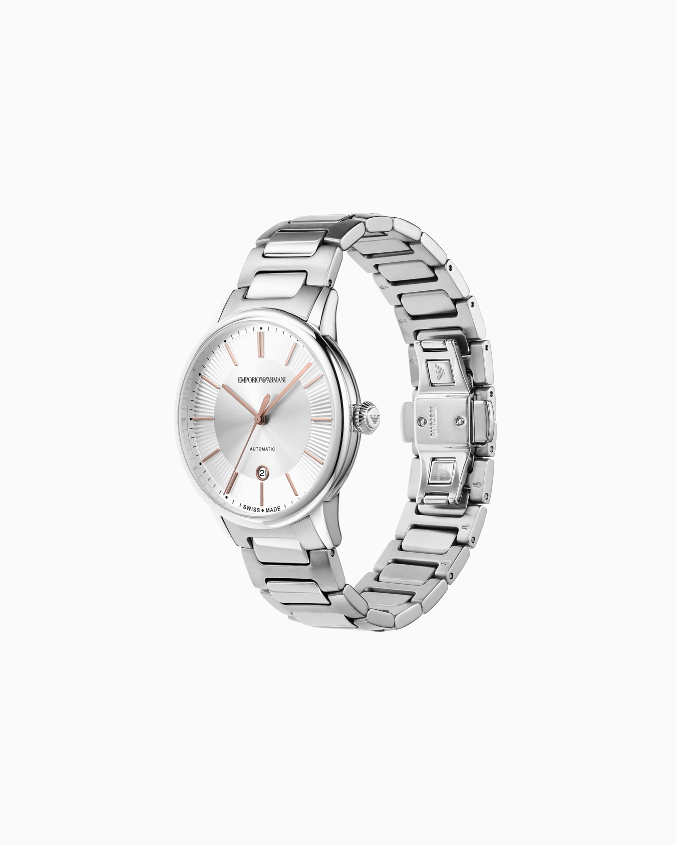 Swiss Made Automatic Stainless Steel Watch Slide 2