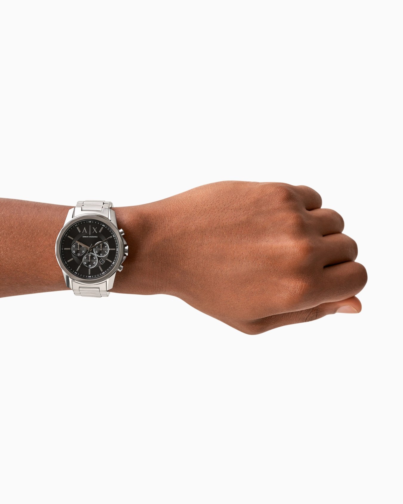 Armani Exchange Chronograph Stainless Steel Watch Slide 1