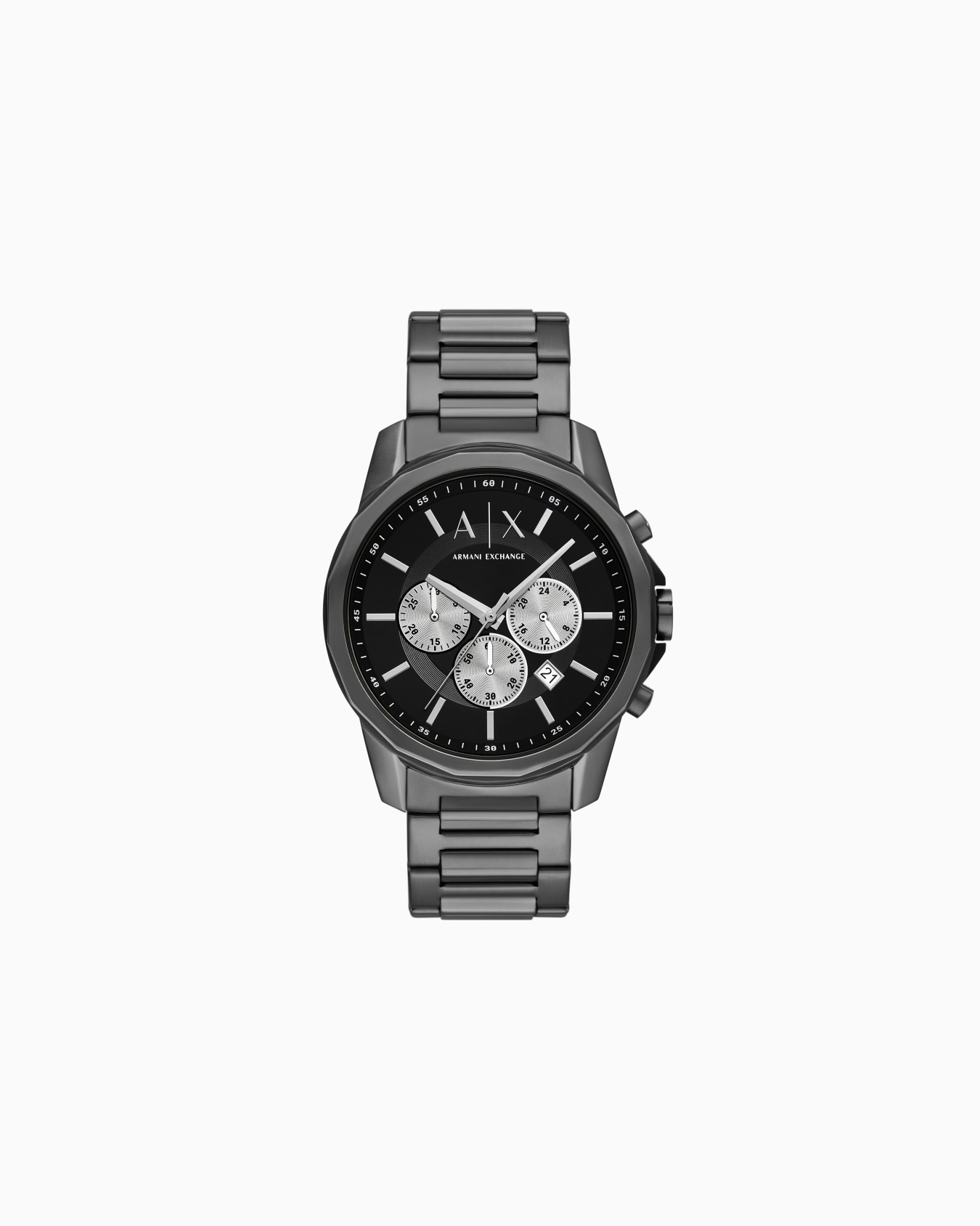 Chronograph Stainless Steel Watch Slide 0