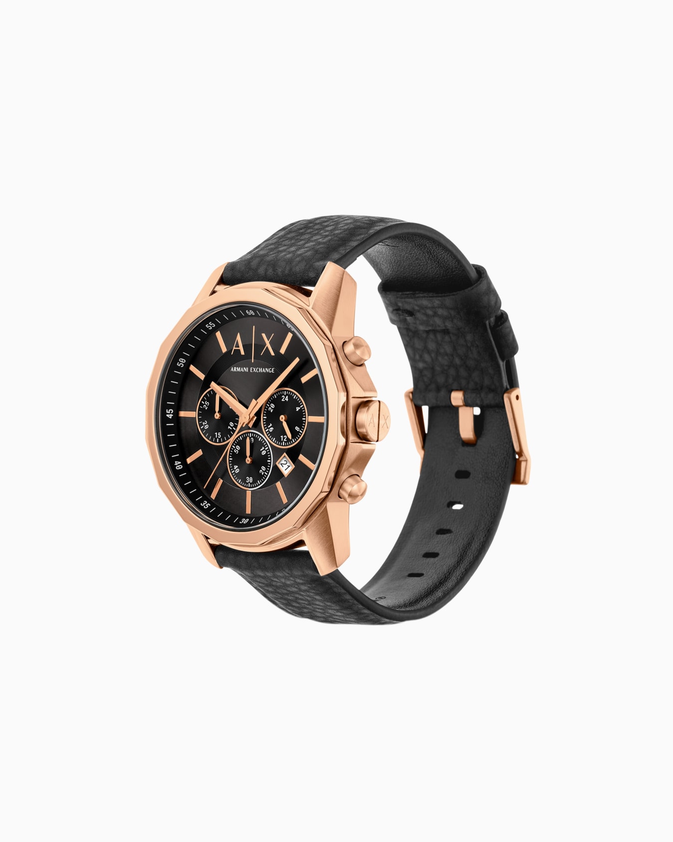  Chronograph Black Rubber Watch Slide 2