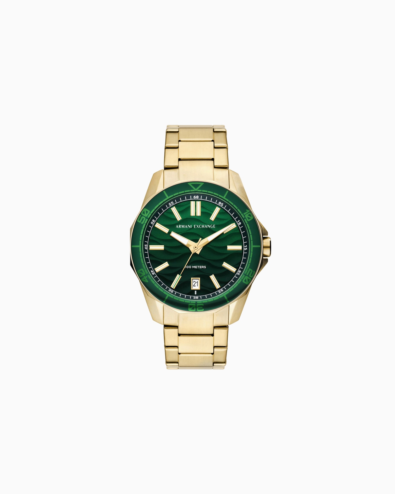 Uhr mit Dreizeigerwerk aus Stahl Folie 0