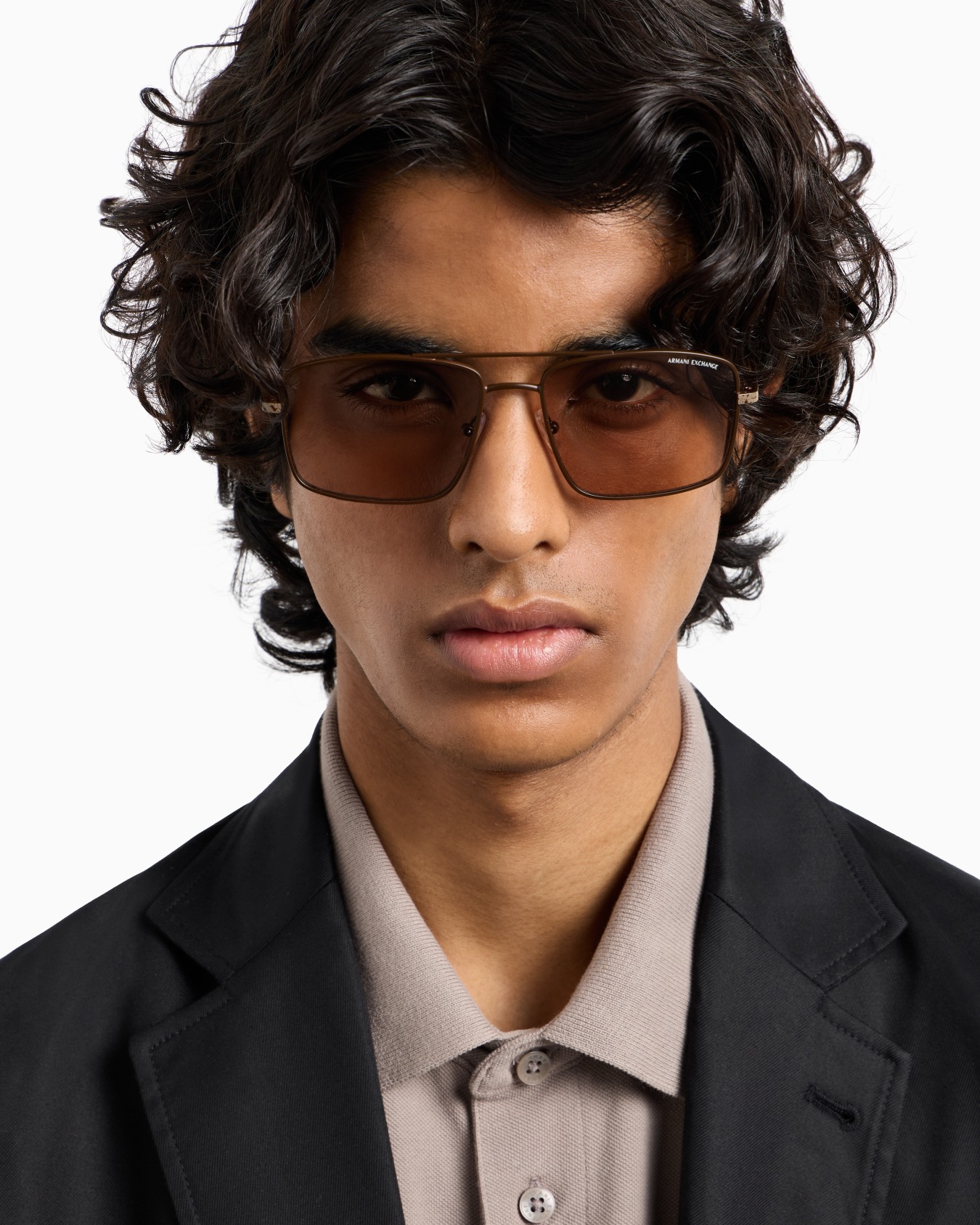 Lunettes de soleil homme forme aviateur  Diapositive 1
