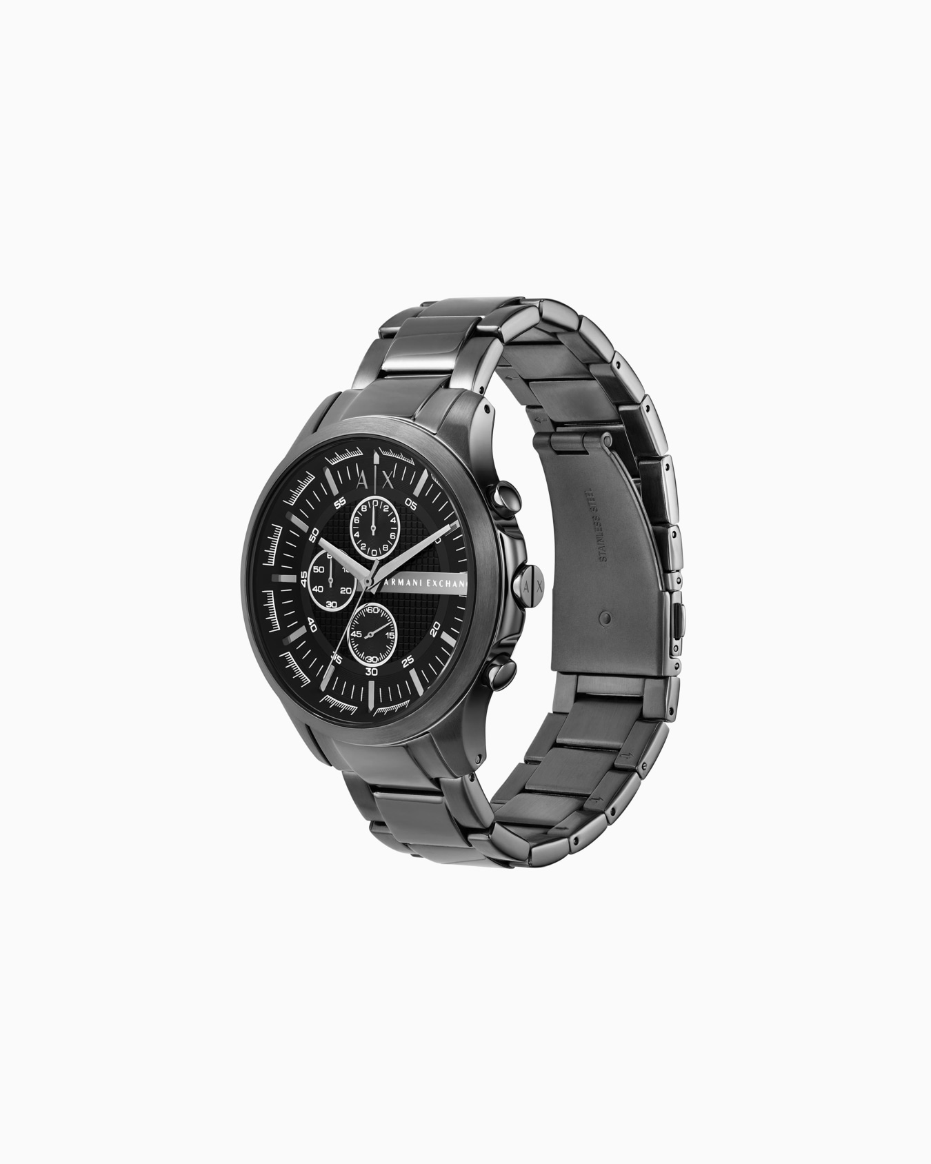 Watch with steel strap Slide 1