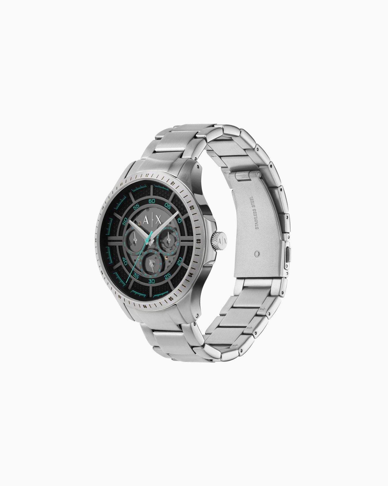 Armani Exchange Multifunction Stainless Steel Watch Slide 1