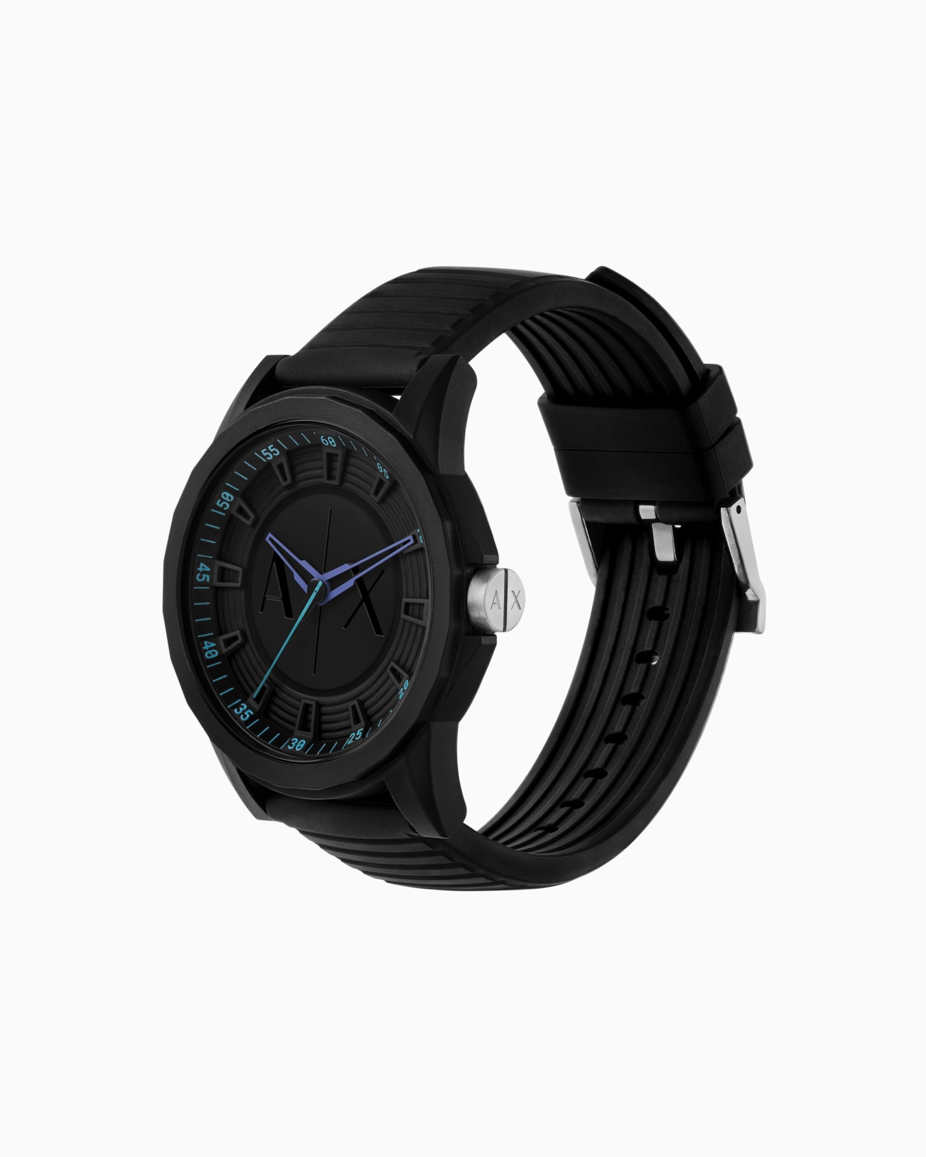 Uhr mit Silikonarmband Folie 1